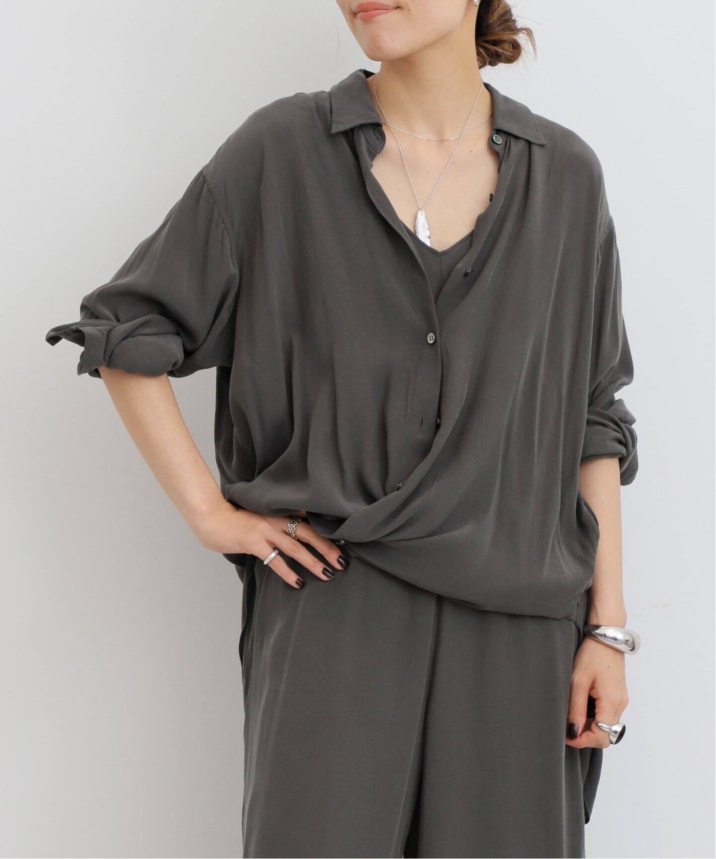 2way shirts（シャツ／ブラウス）｜L