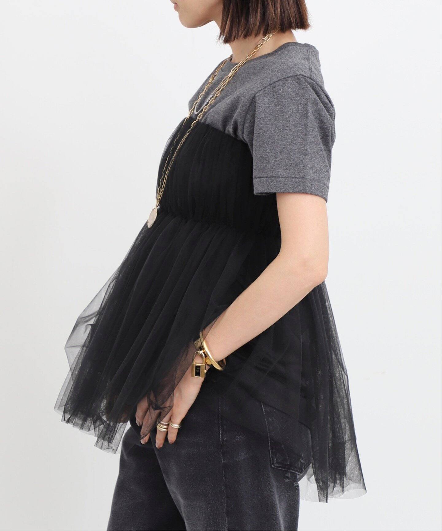Tulle Bustier（その他トップス）｜L