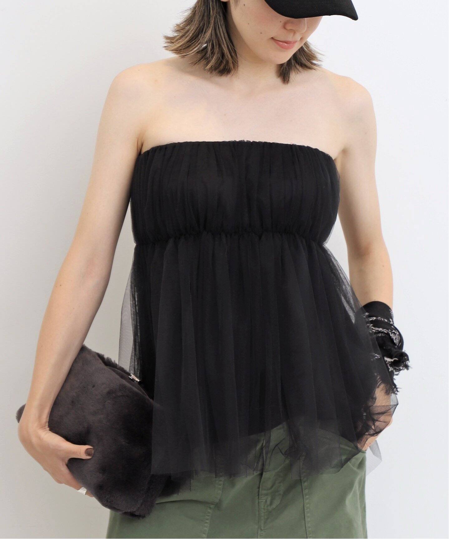 Tulle Bustier（その他トップス）｜L