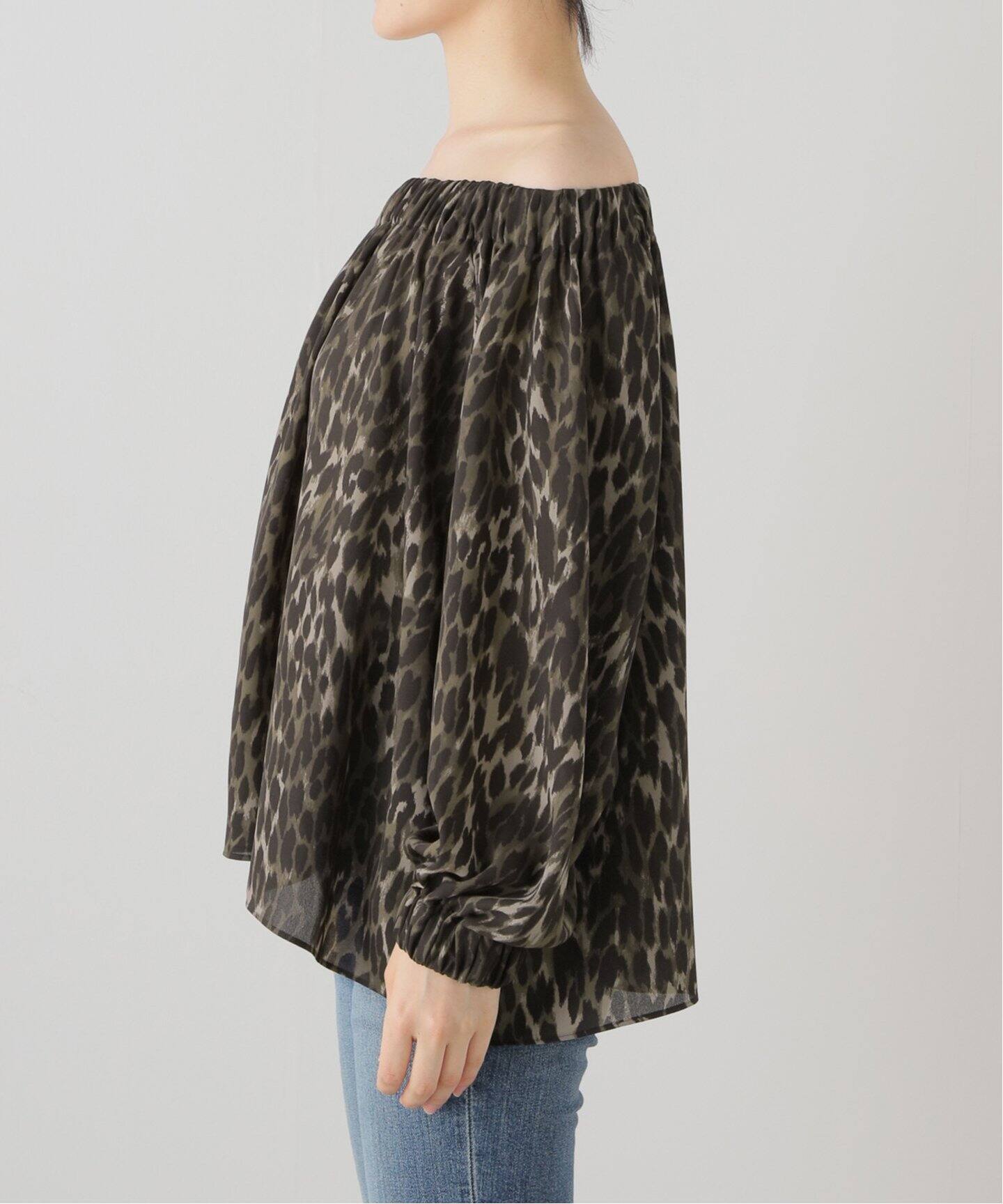 Leopard Print Blouse（シャツ／ブラウス）｜L