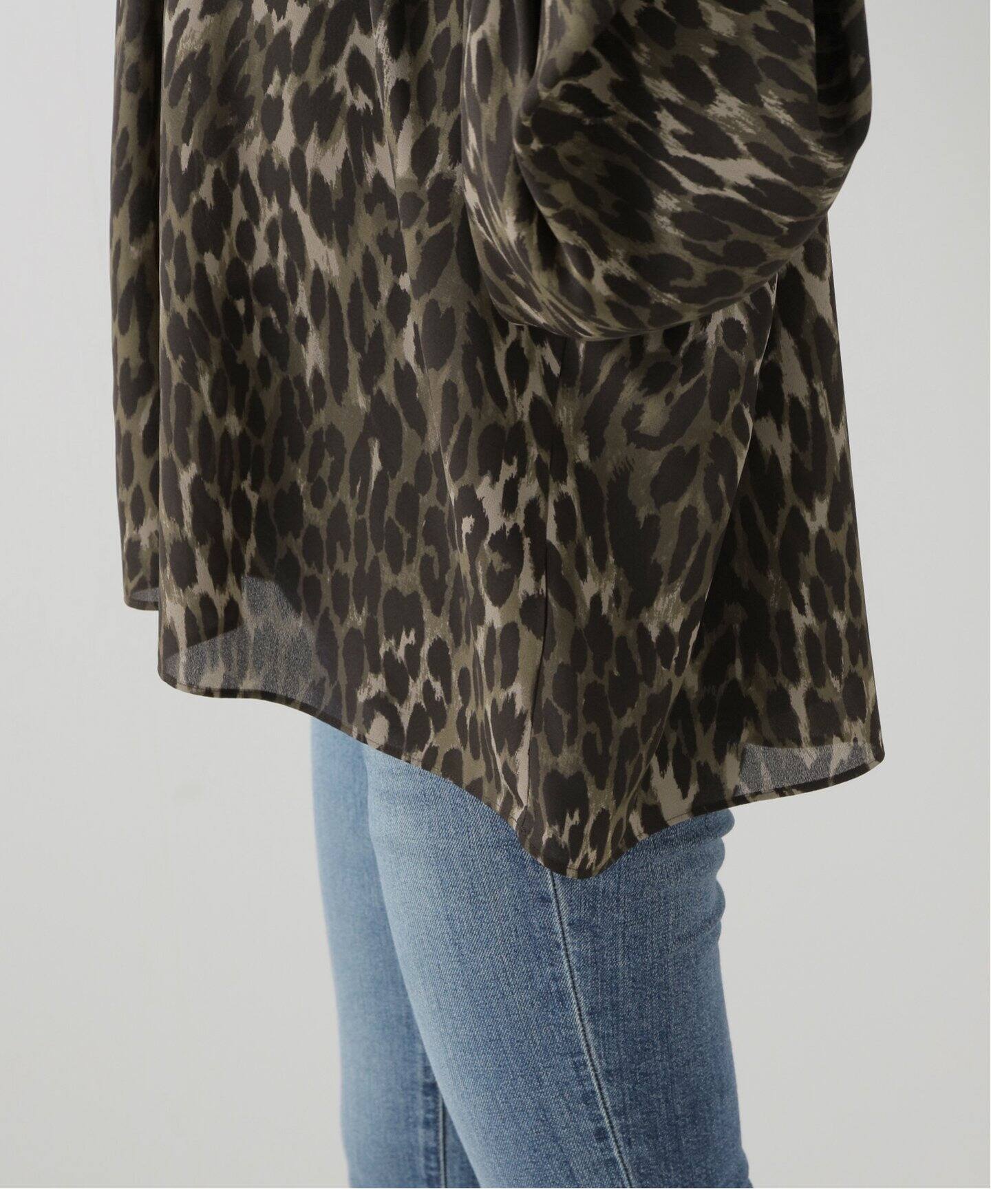 Leopard Print Blouse（シャツ／ブラウス）｜L