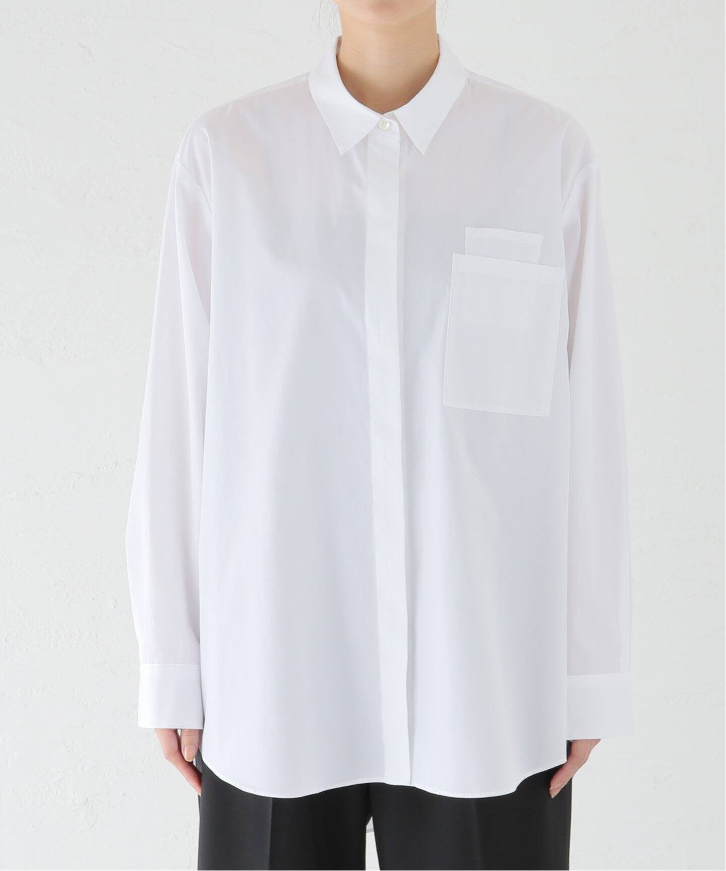 ELEGANT SHIRT(POPLIN)（シャツ／ブラウス）｜L