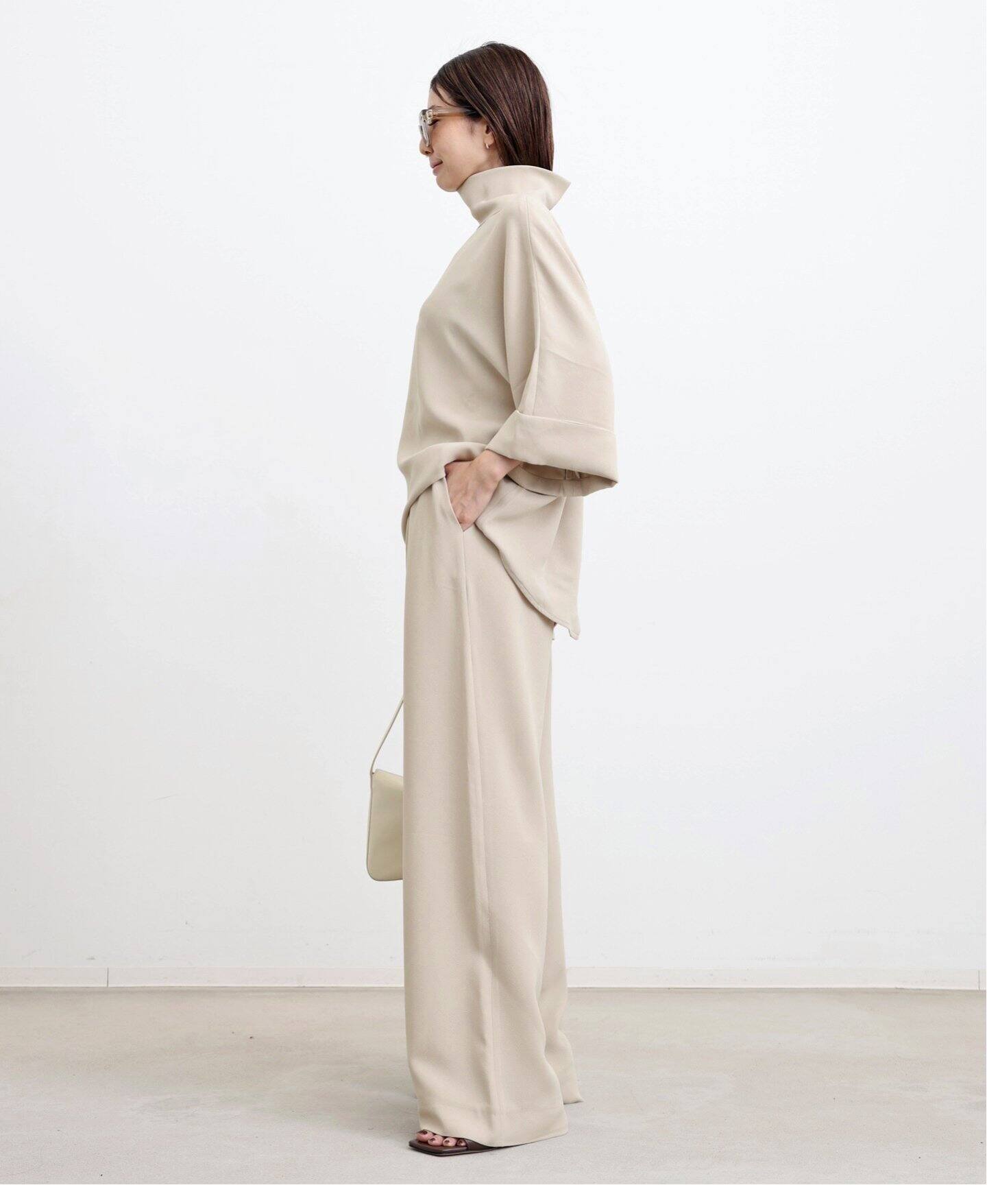 L&#39;Appartement DEUXIEME CLASSE - マークケンリードミノタン2way BLOUSE L'Appartement DEUXIEME CLASSE - 【MARK KENLY DOMINO TAN