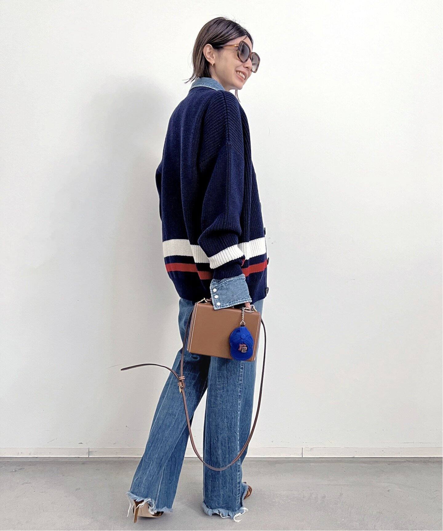 RED CARD/レッド カード】 Nelly Denim Shirts（シャツ／ブラウス）｜L 