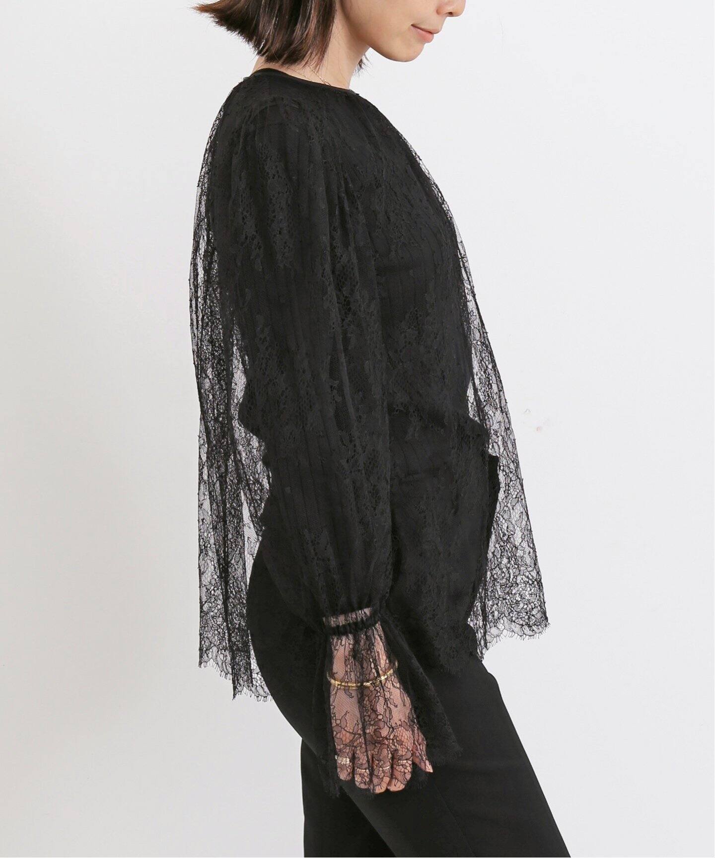 Lace Blouse（シャツ／ブラウス）｜L 