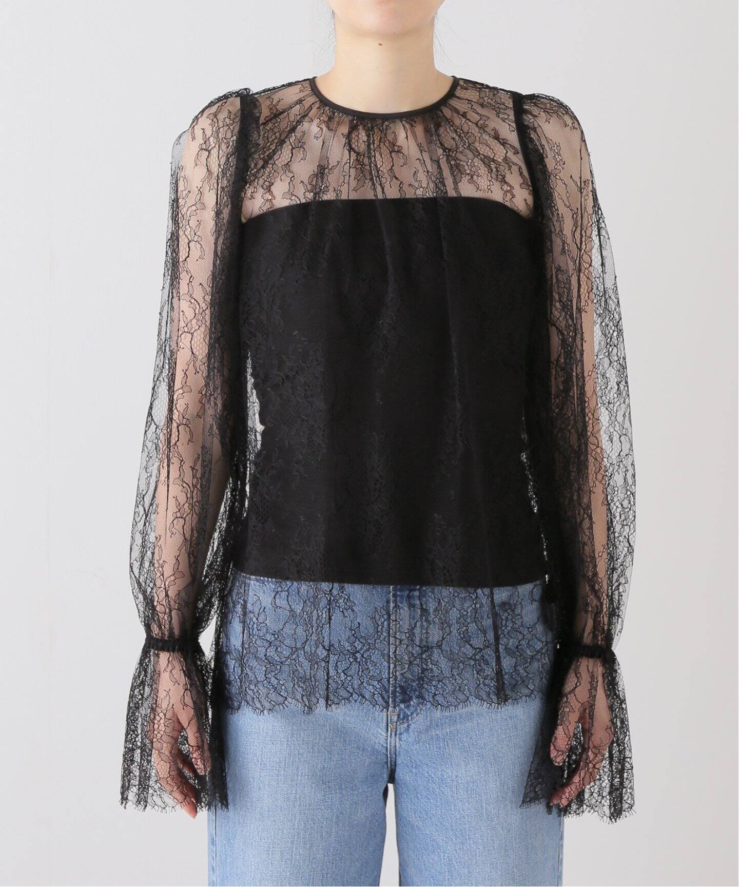 Lace Blouse（シャツ／ブラウス）｜L 