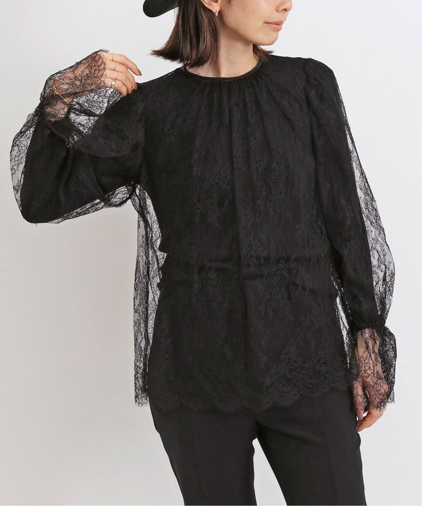 Lace Blouse（シャツ／ブラウス）｜L 