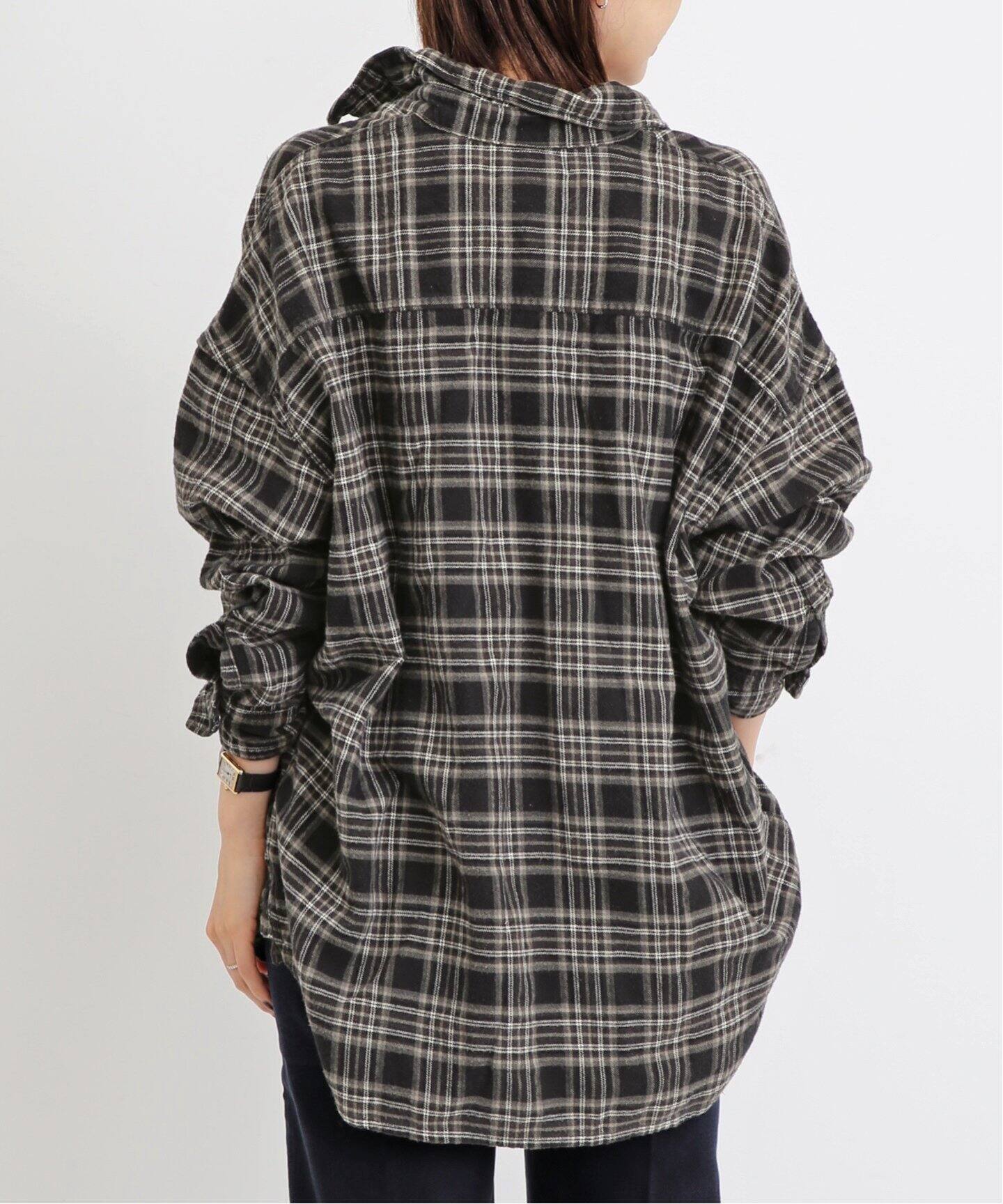 REMI RELIEF/レミ レリーフ】 CHECK SHIRT（シャツ／ブラウス）｜L  