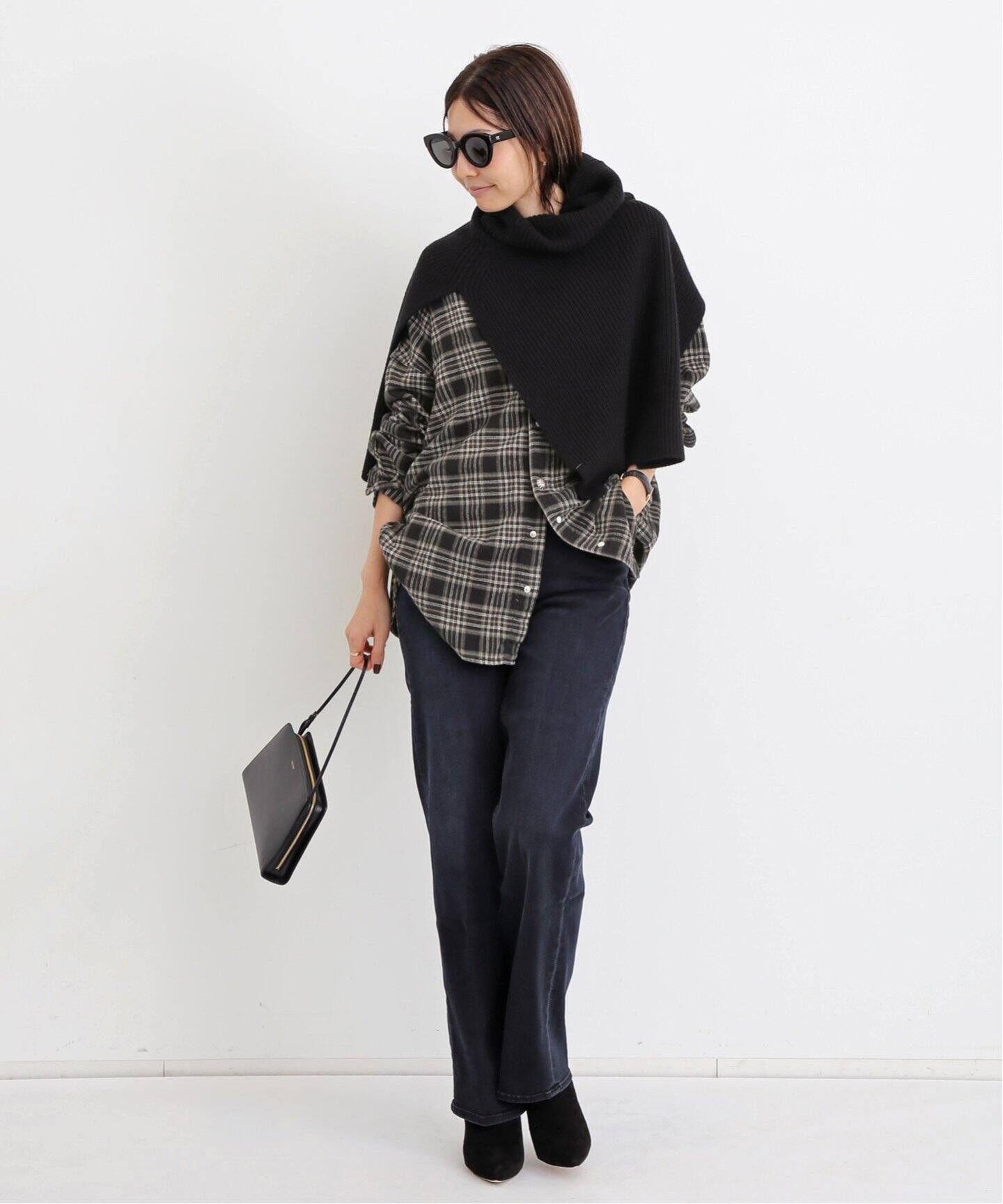 REMI RELIEF/レミ レリーフ】 CHECK SHIRT（シャツ／ブラウス）｜L  