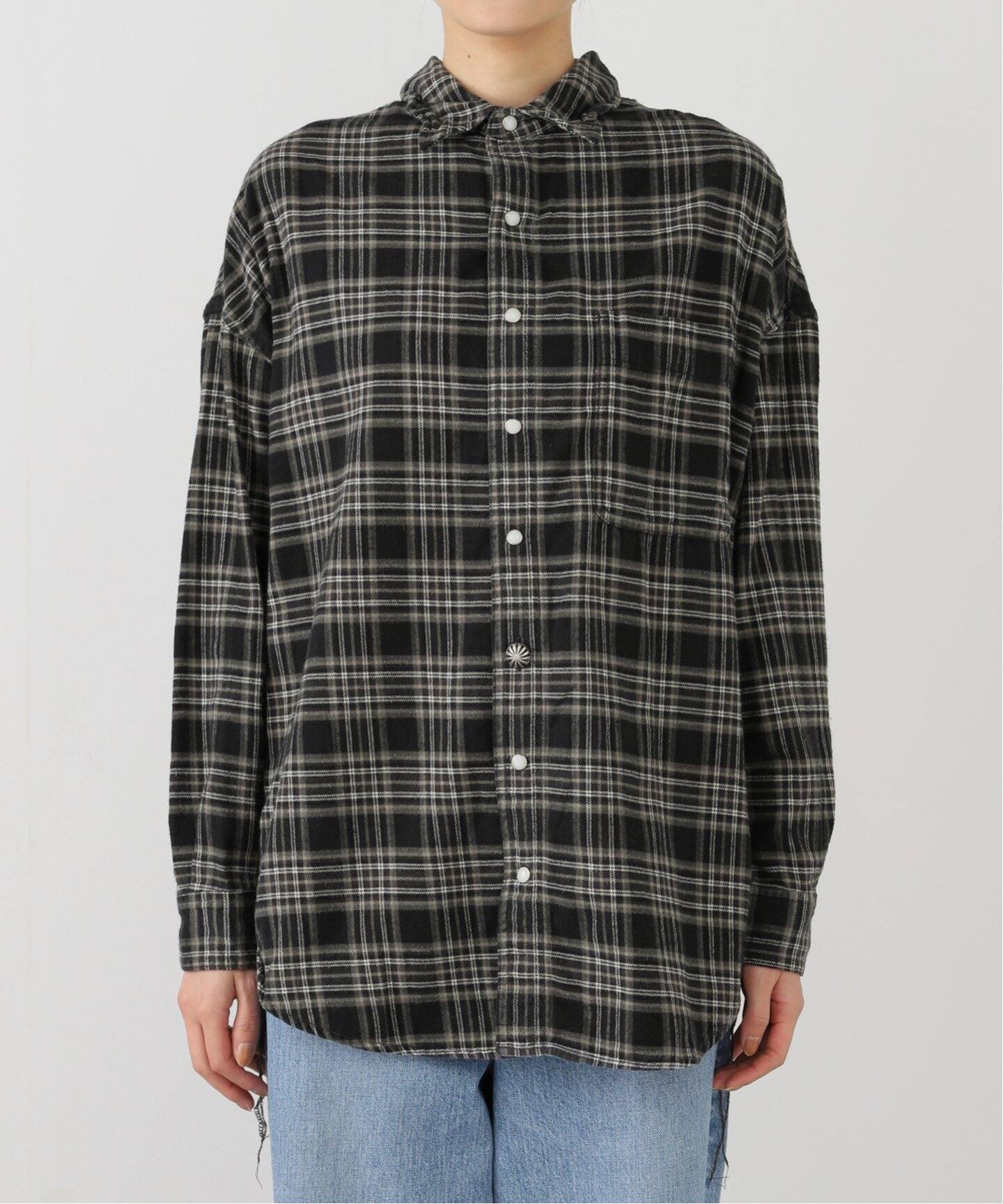 REMI RELIEF/レミ レリーフ】 CHECK SHIRT（シャツ／ブラウス）｜L  