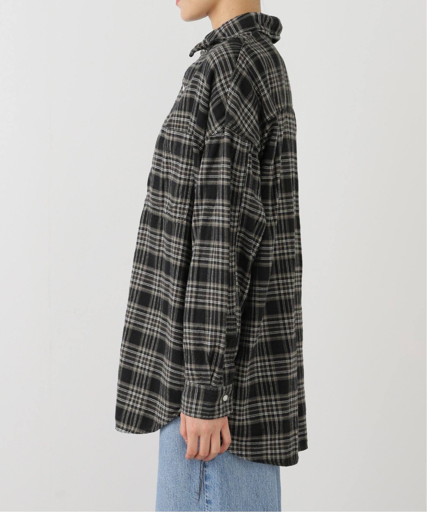 REMI RELIEF/レミ レリーフ】 CHECK SHIRT（シャツ／ブラウス  