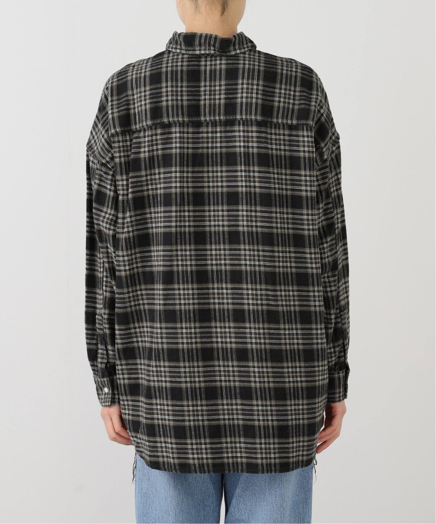 REMI RELIEF/レミ レリーフ】 CHECK SHIRT（シャツ／ブラウス）｜L 