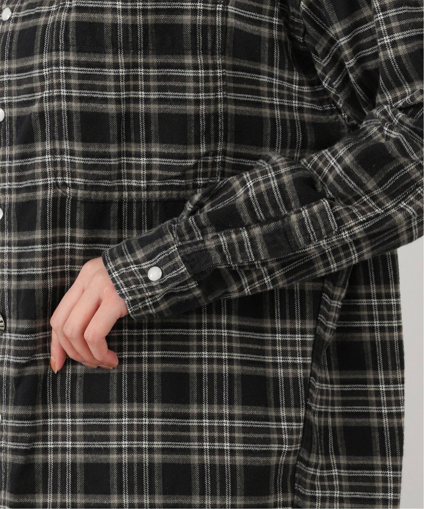 REMI RELIEF/レミ レリーフ】 CHECK SHIRT（シャツ／ブラウス）｜L 