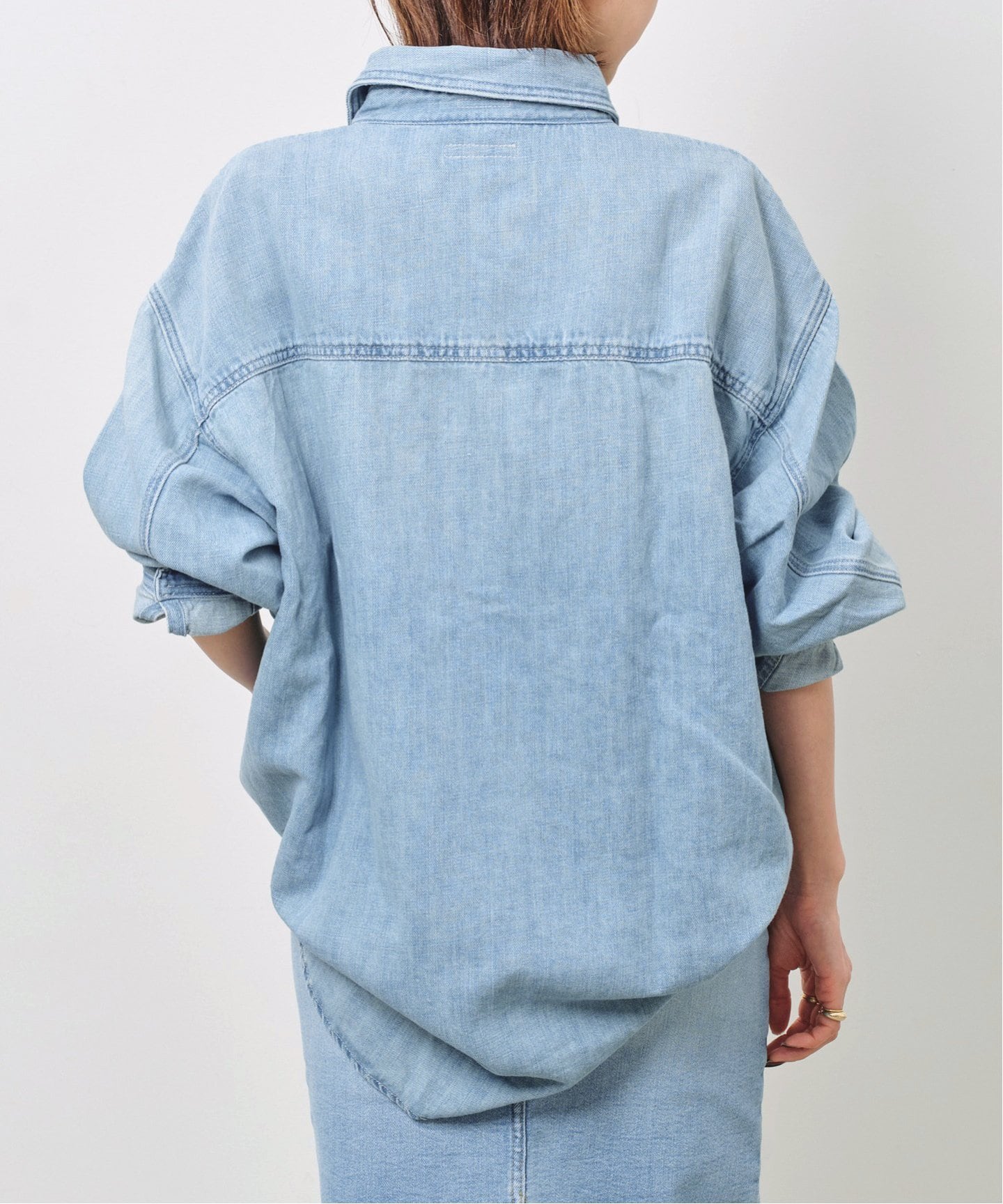 MOTHER/マザー】 DENIM SHIRT（シャツ／ブラウス）｜L
