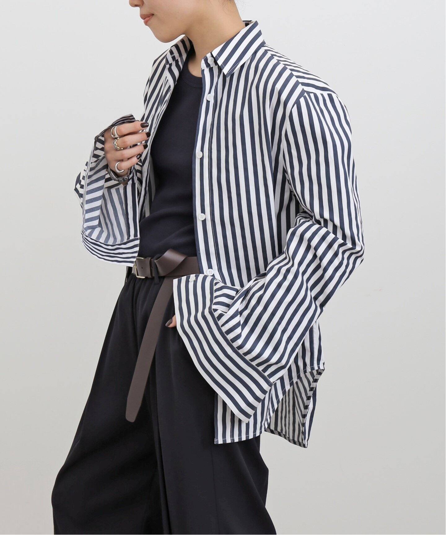 AEXAE/エイエックスエイ】 Cotton Wide Sleeve Shirt（シャツ 