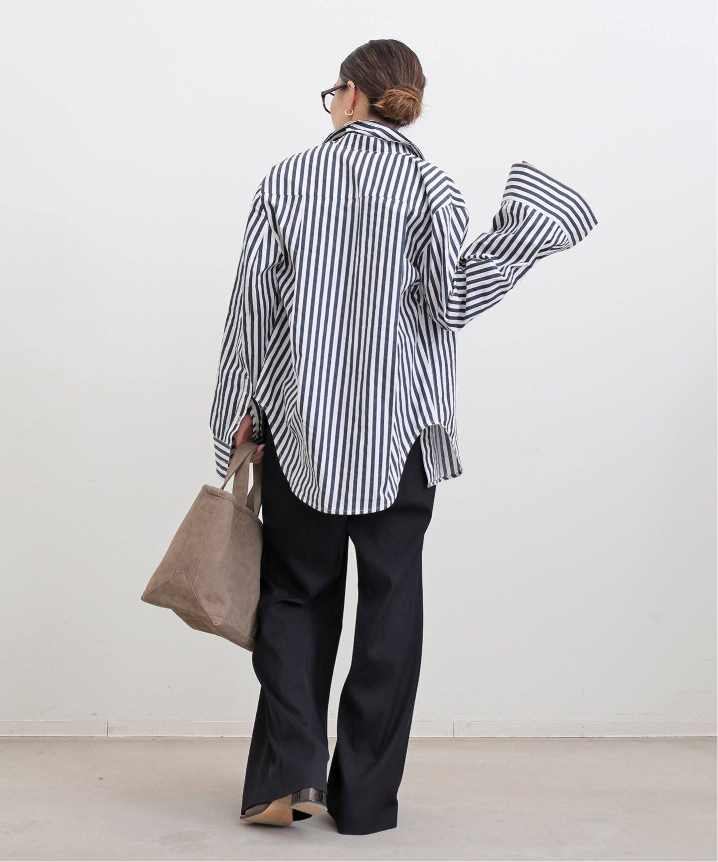 AEXAE/エイエックスエイ】 Cotton Wide Sleeve Shirt（シャツ 