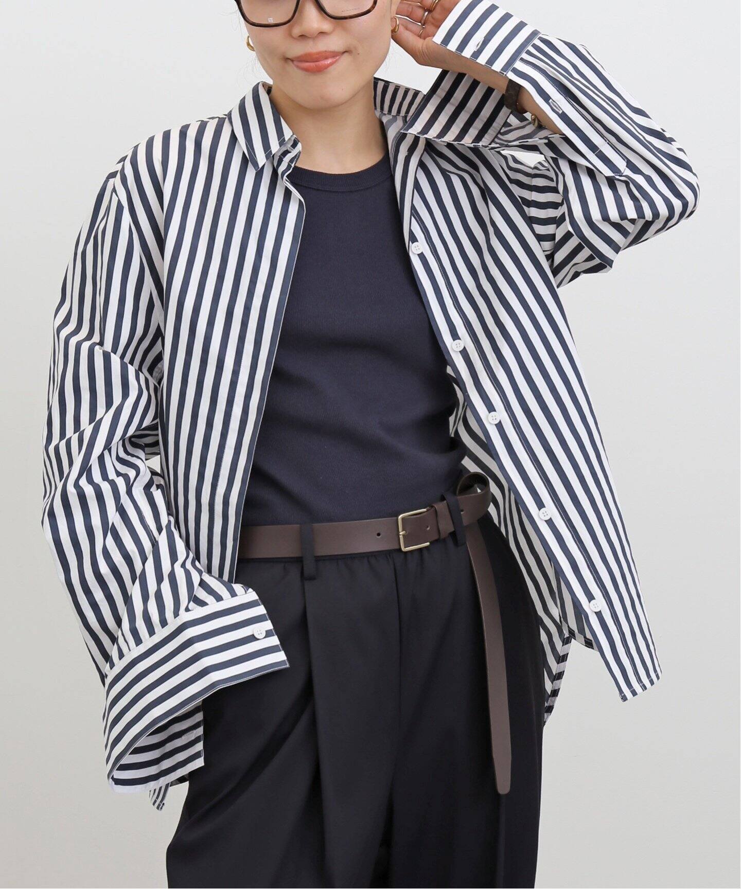 AEXAE/エイエックスエイ】 Cotton Wide Sleeve Shirt（シャツ 