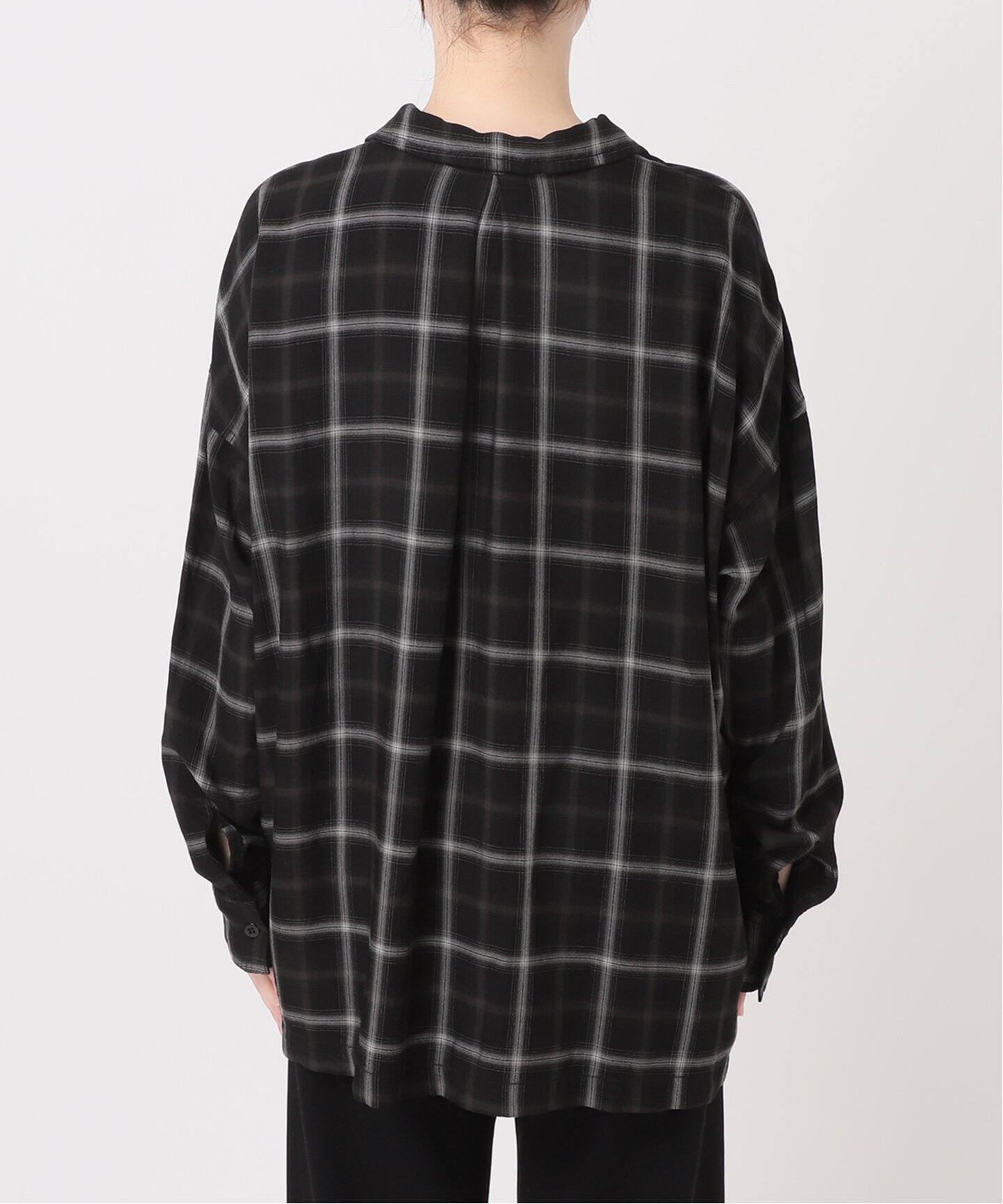 REMI RELIEF/レミ レリーフ】 CHECK 2 WAY SHIRT（シャツ／ブラウス  