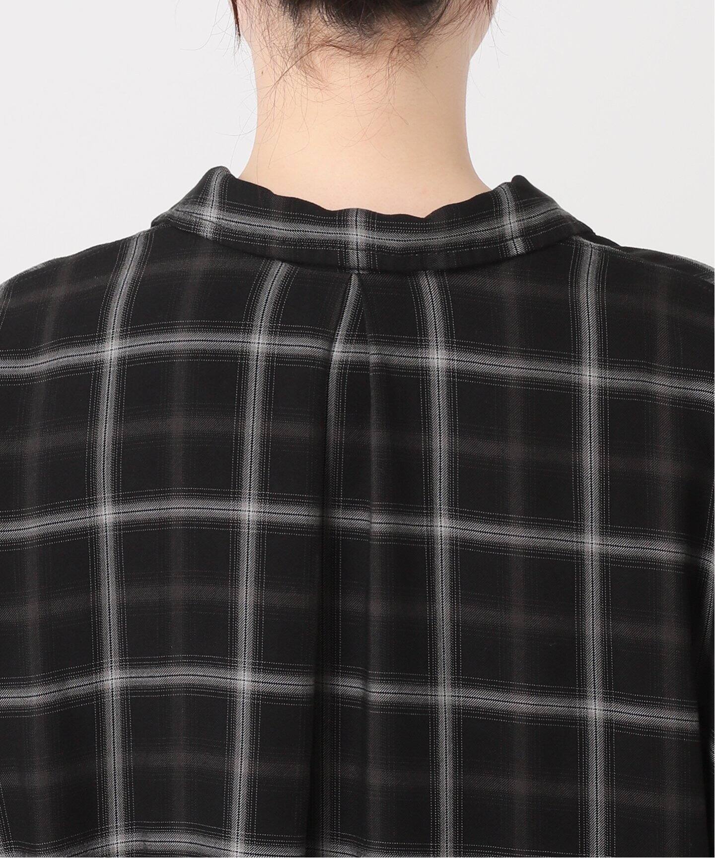REMI RELIEF/レミ レリーフ】 CHECK 2 WAY SHIRT（シャツ／ブラウス 