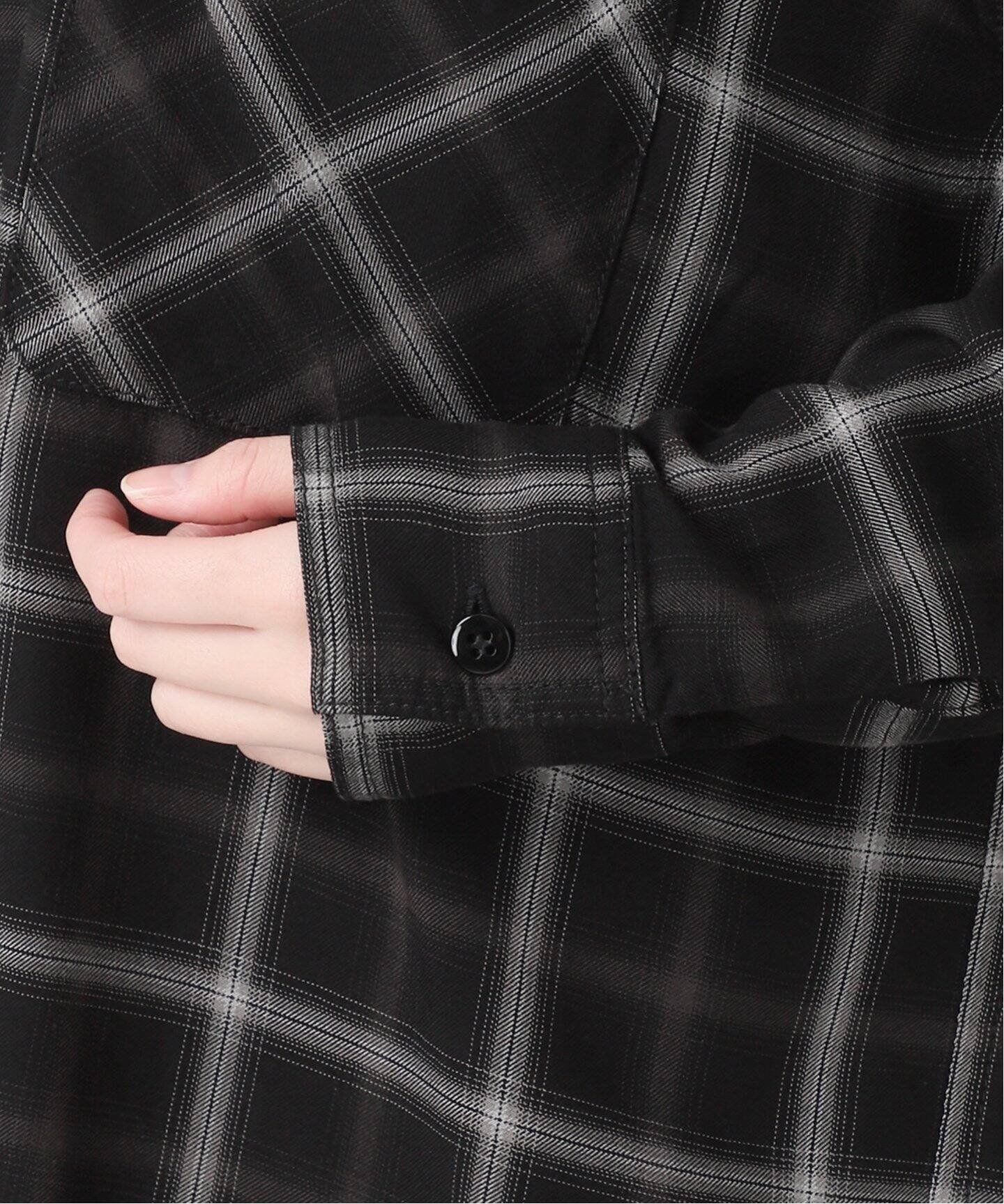 REMI RELIEF/レミ レリーフ】 CHECK 2 WAY SHIRT（シャツ／ブラウス 