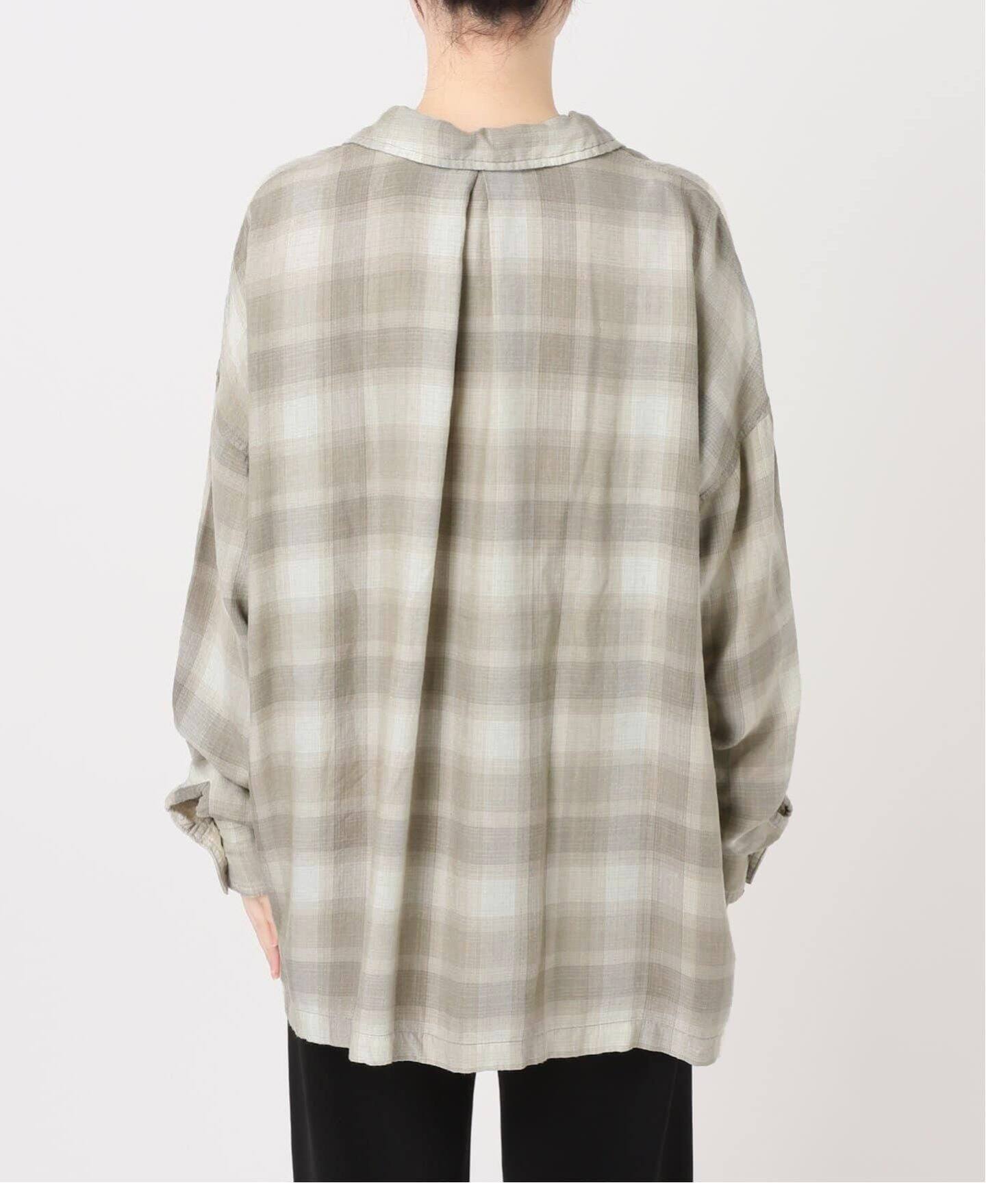 REMI RELIEF/レミ レリーフ】 CHECK 2 WAY SHIRT（シャツ／ブラウス  