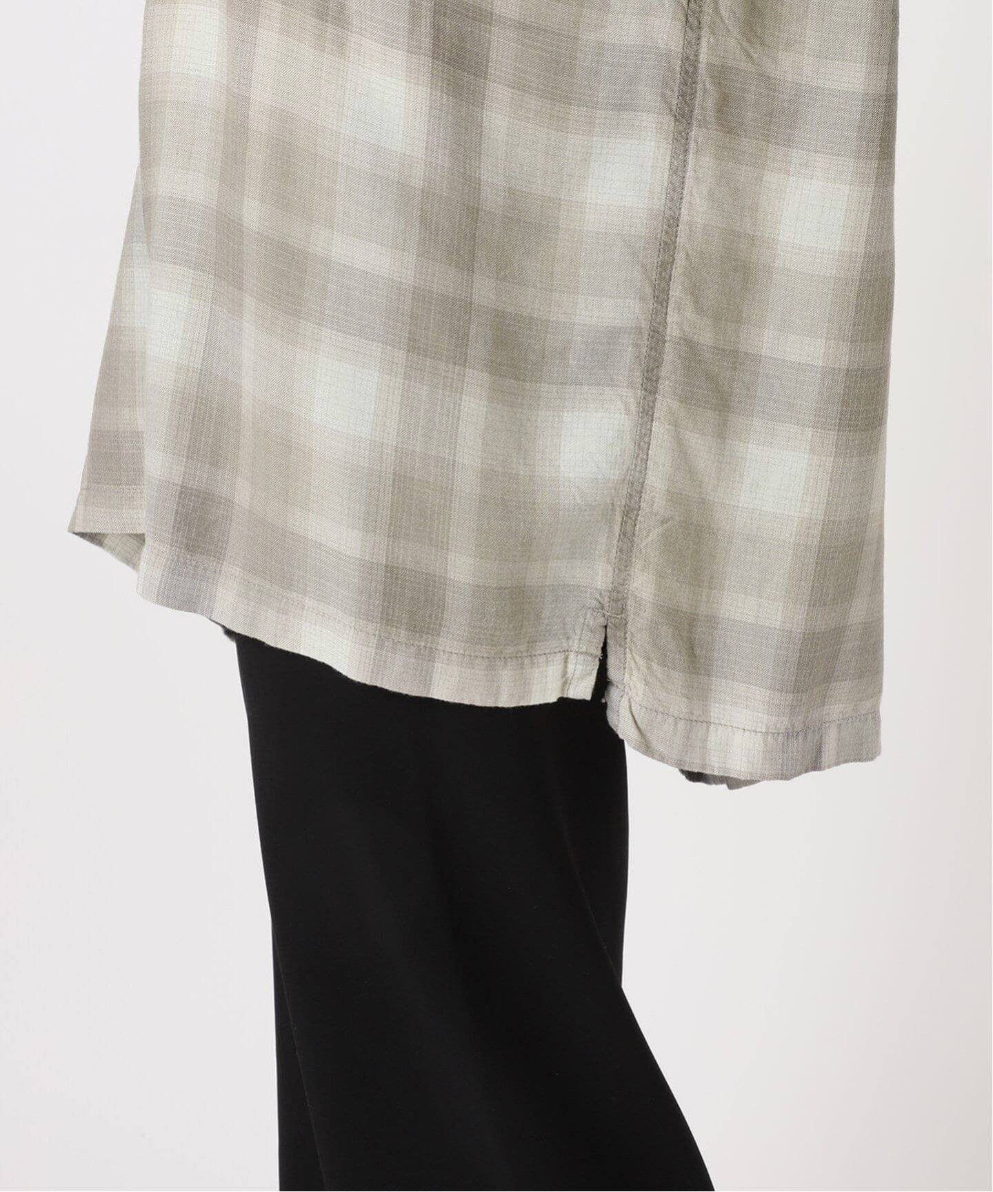 REMI RELIEF/レミ レリーフ】 CHECK 2 WAY SHIRT（シャツ／ブラウス 