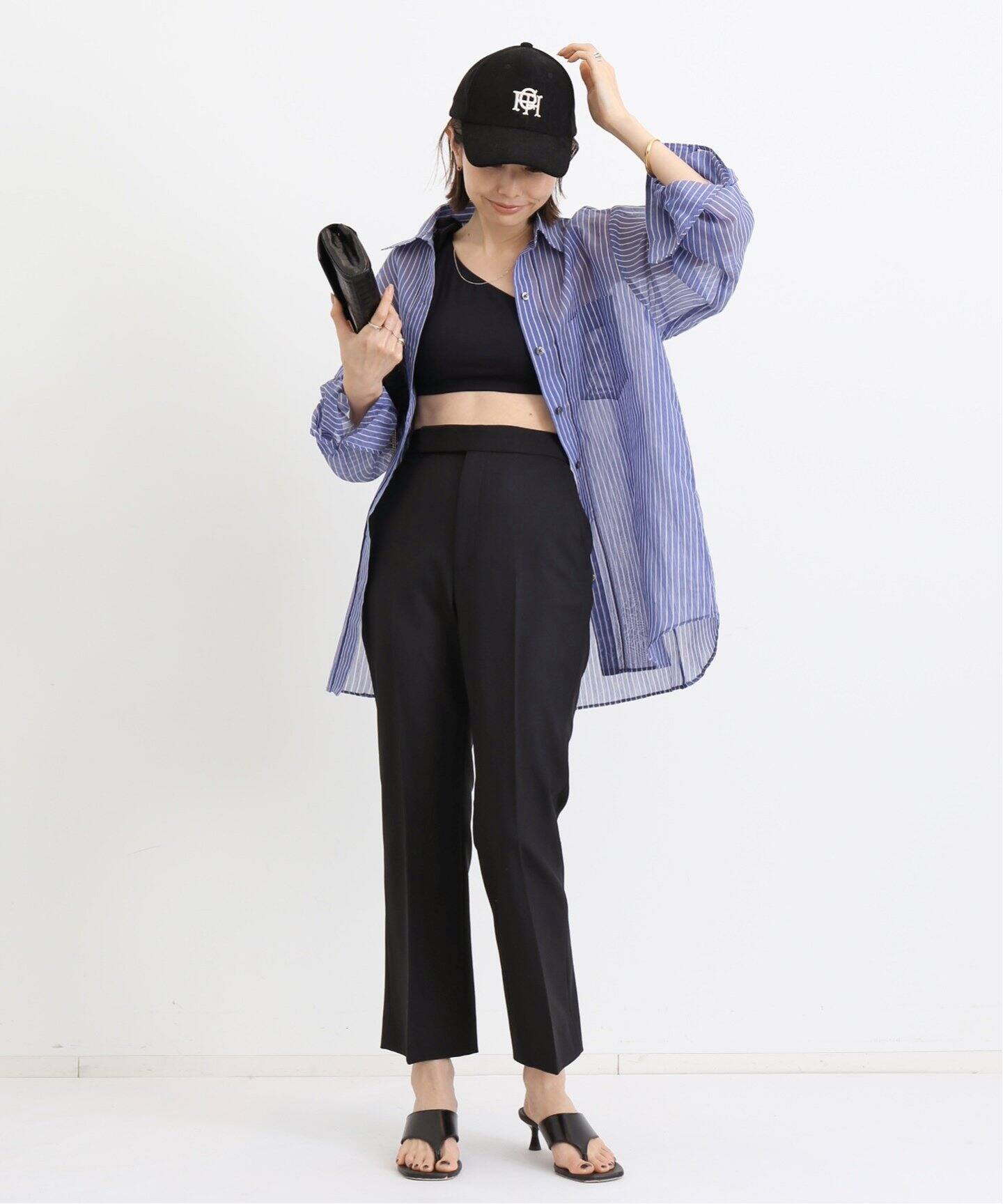 LAppartement Sheer Stripe Shirt（シャツ／ブラウス）｜L