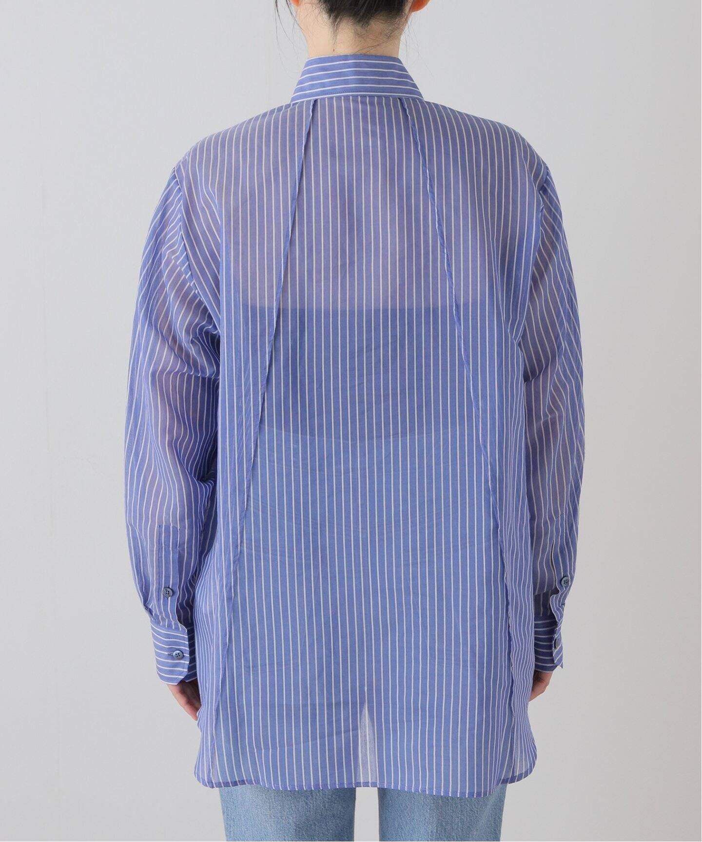 LAppartement Sheer Stripe Shirt（シャツ／ブラウス）｜L