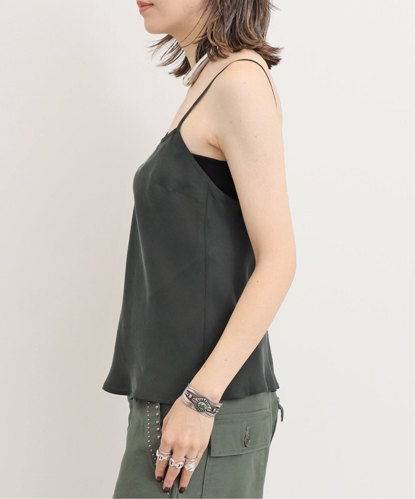 SHAINA MOTE/シャイナ モート】 CAMISOLE TOP（キャミソール）｜L 