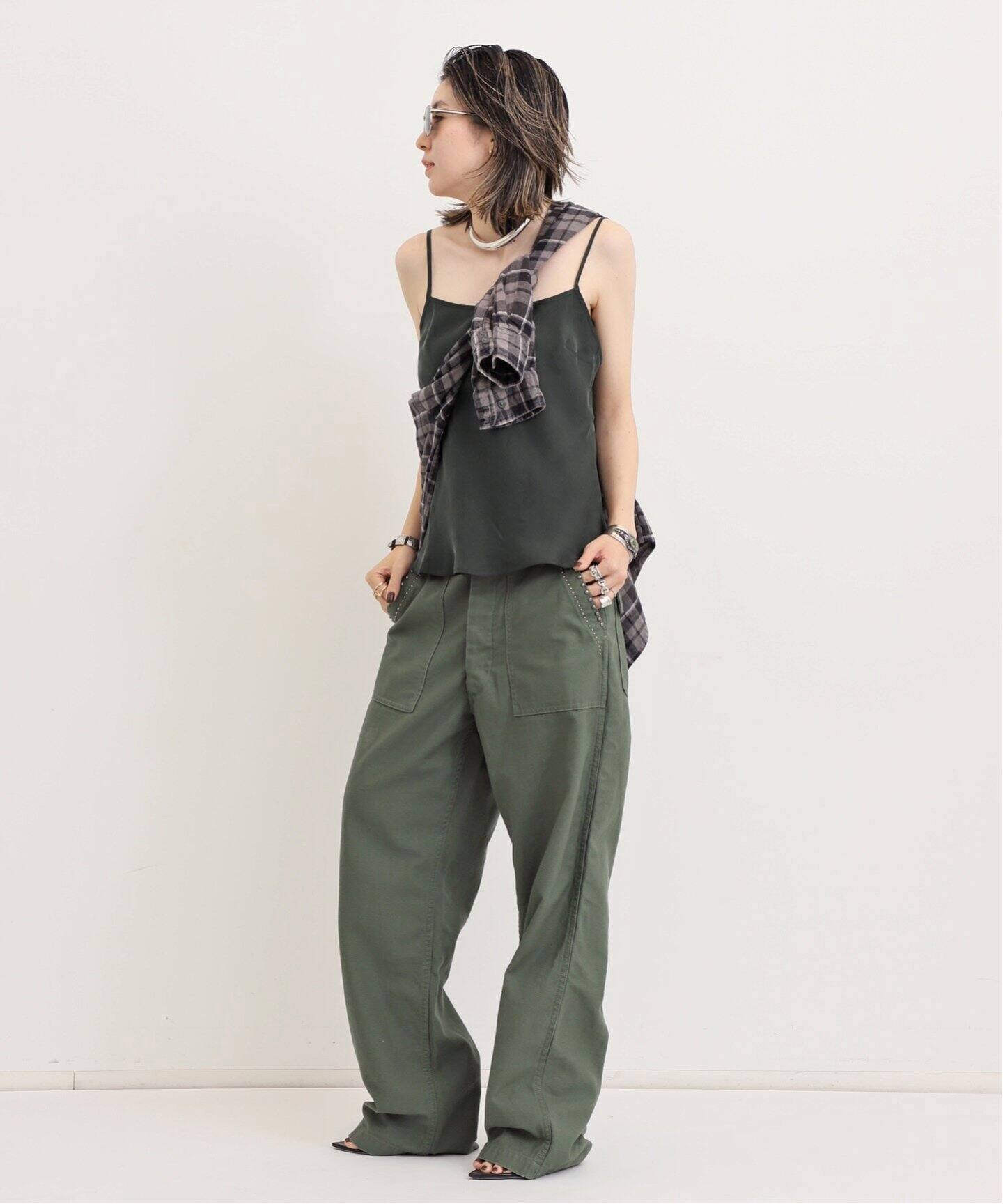 SHAINA MOTE/シャイナ モート】 CAMISOLE TOP（キャミソール）｜L 