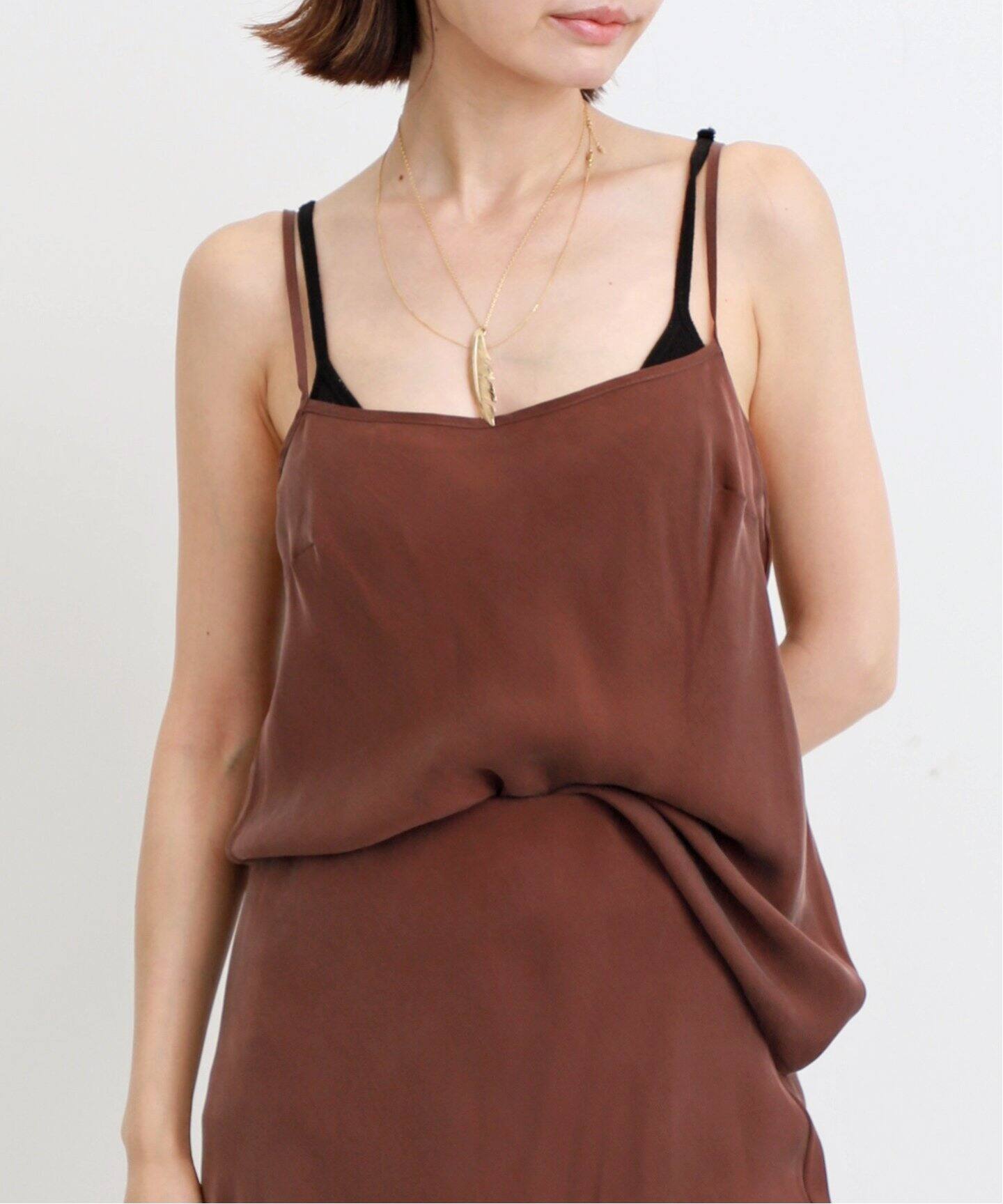 SHAINA MOTE/シャイナ モート】 CAMISOLE TOP（キャミソール）｜L 