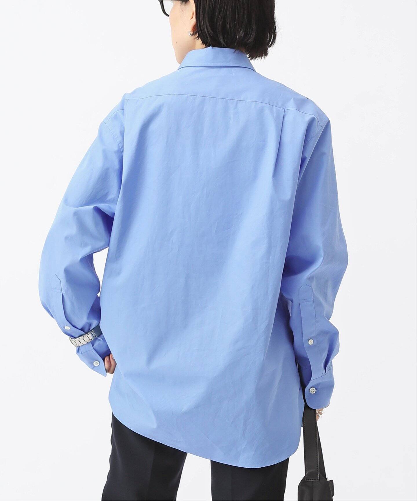 美品☆ AP STUDIO トーマスメイソン コットン ベーシック ブルーシャツ 