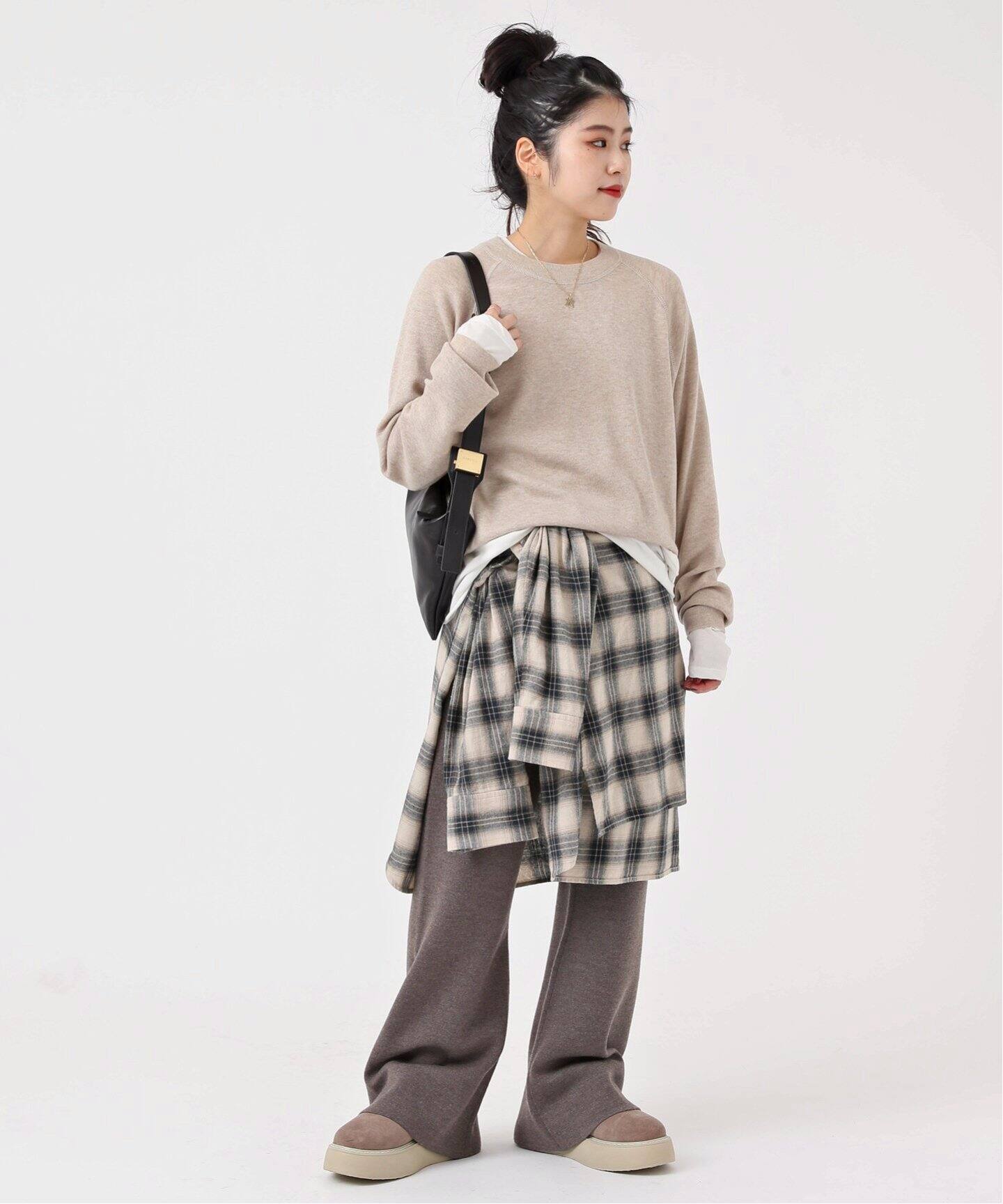 PROVOKE/プロヴォーク】Oversized check Shirt（シャツ／ブラウス  