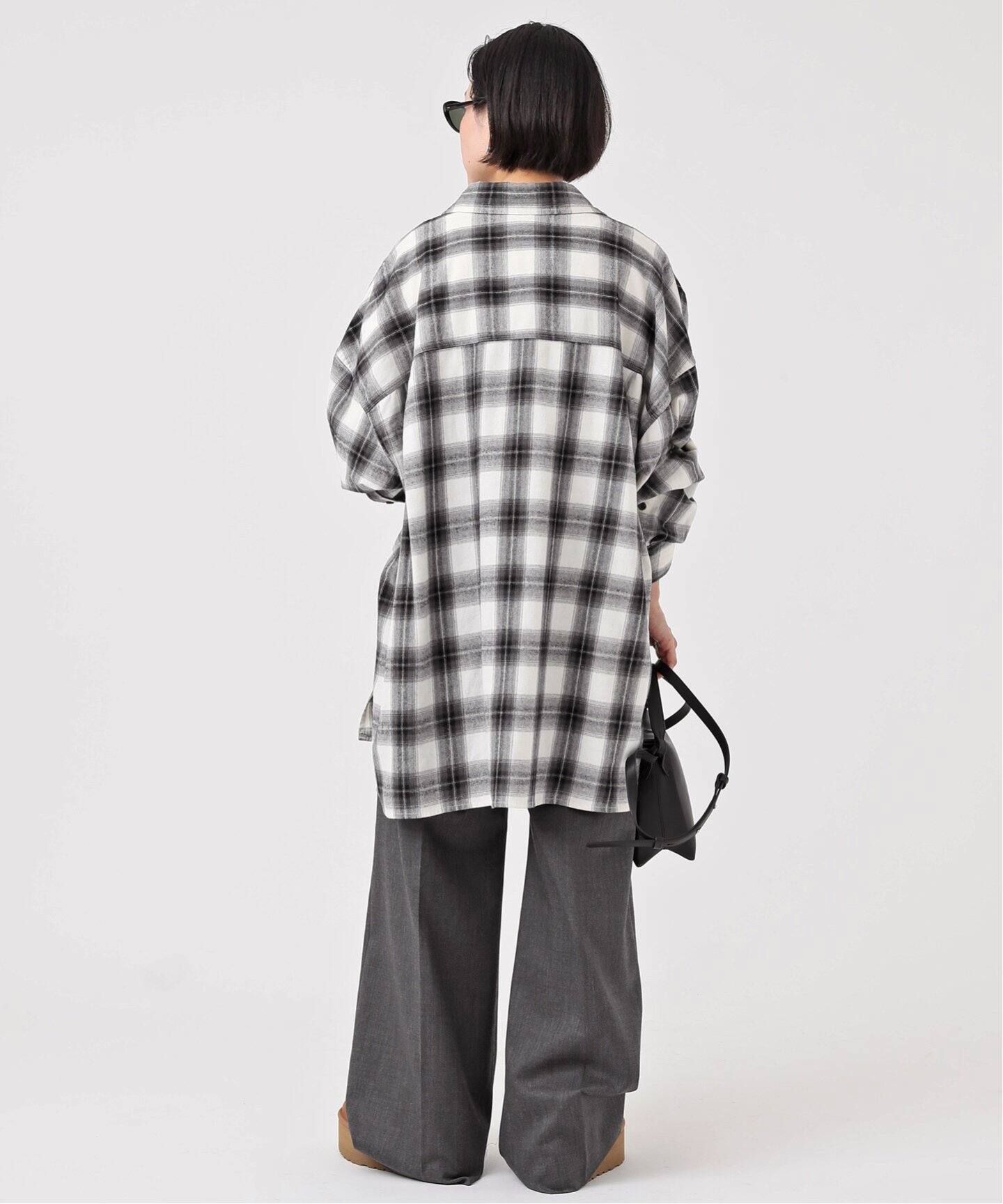 PROVOKE/プロヴォーク】Oversized check Shirt（シャツ／ブラウス  