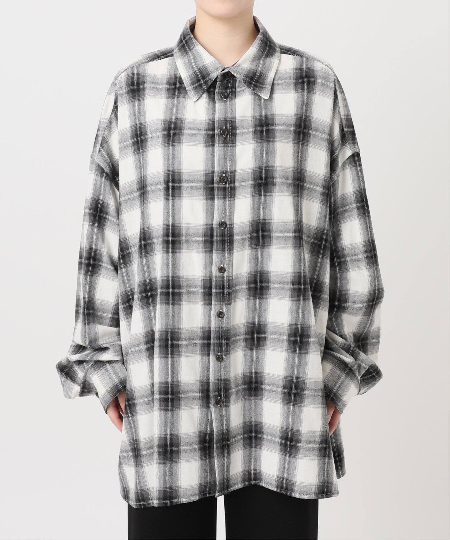 PROVOKE/プロヴォーク】Oversized check Shirt（シャツ／ブラウス  
