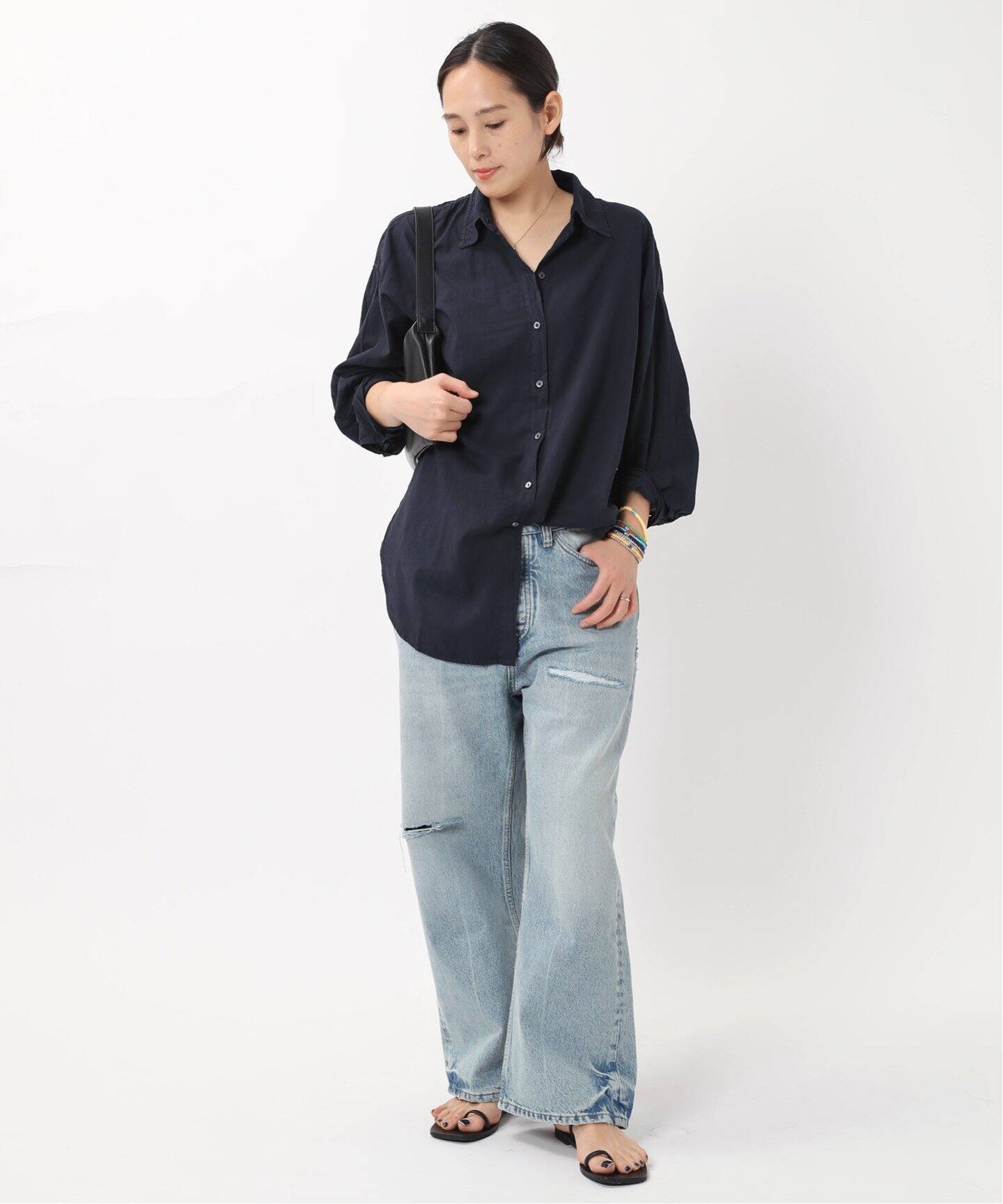 新品未使用VELVET OVERシャツブラック