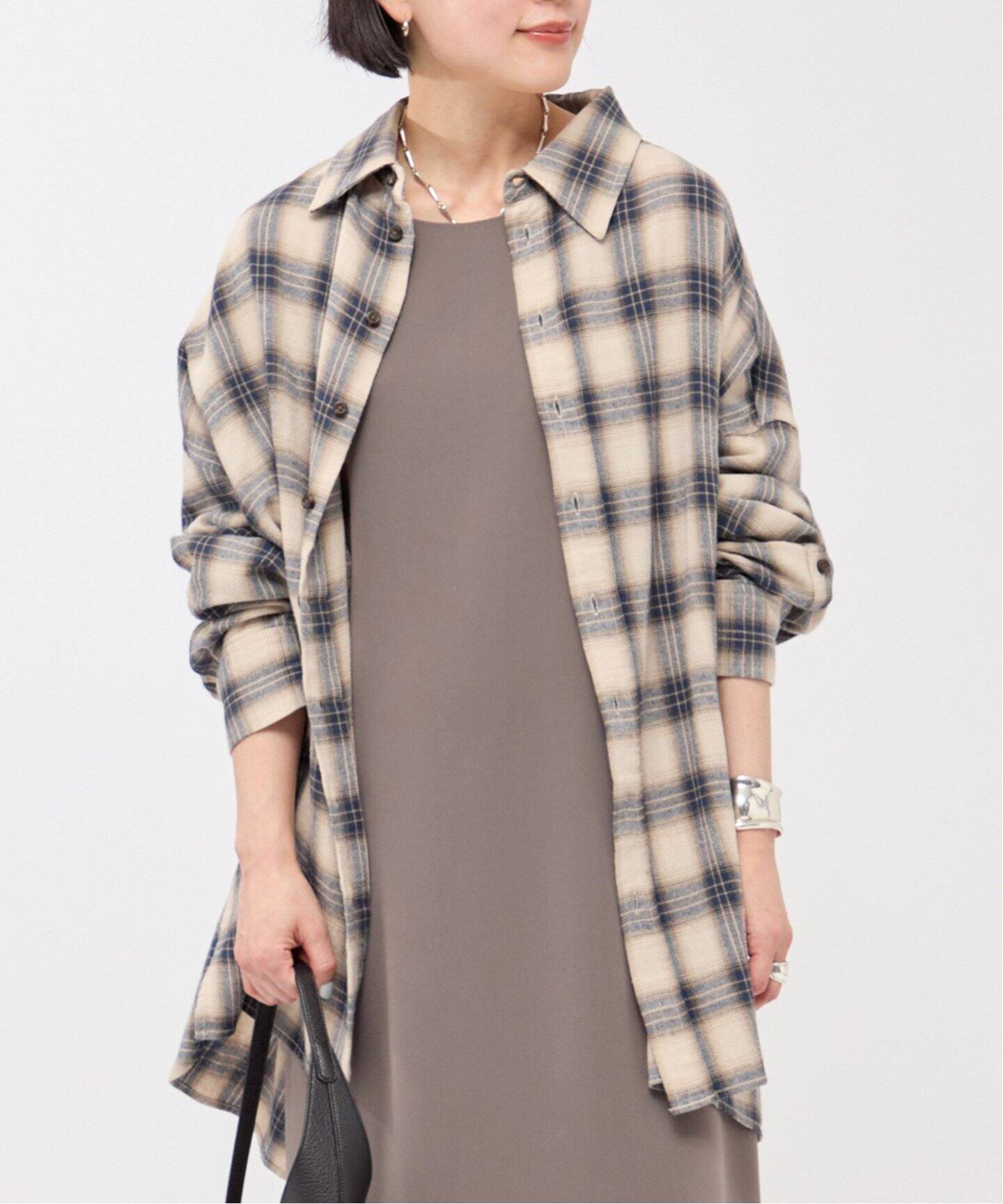 PROVOKE/プロヴォーク】Oversized check Shirt（シャツ／ブラウス  