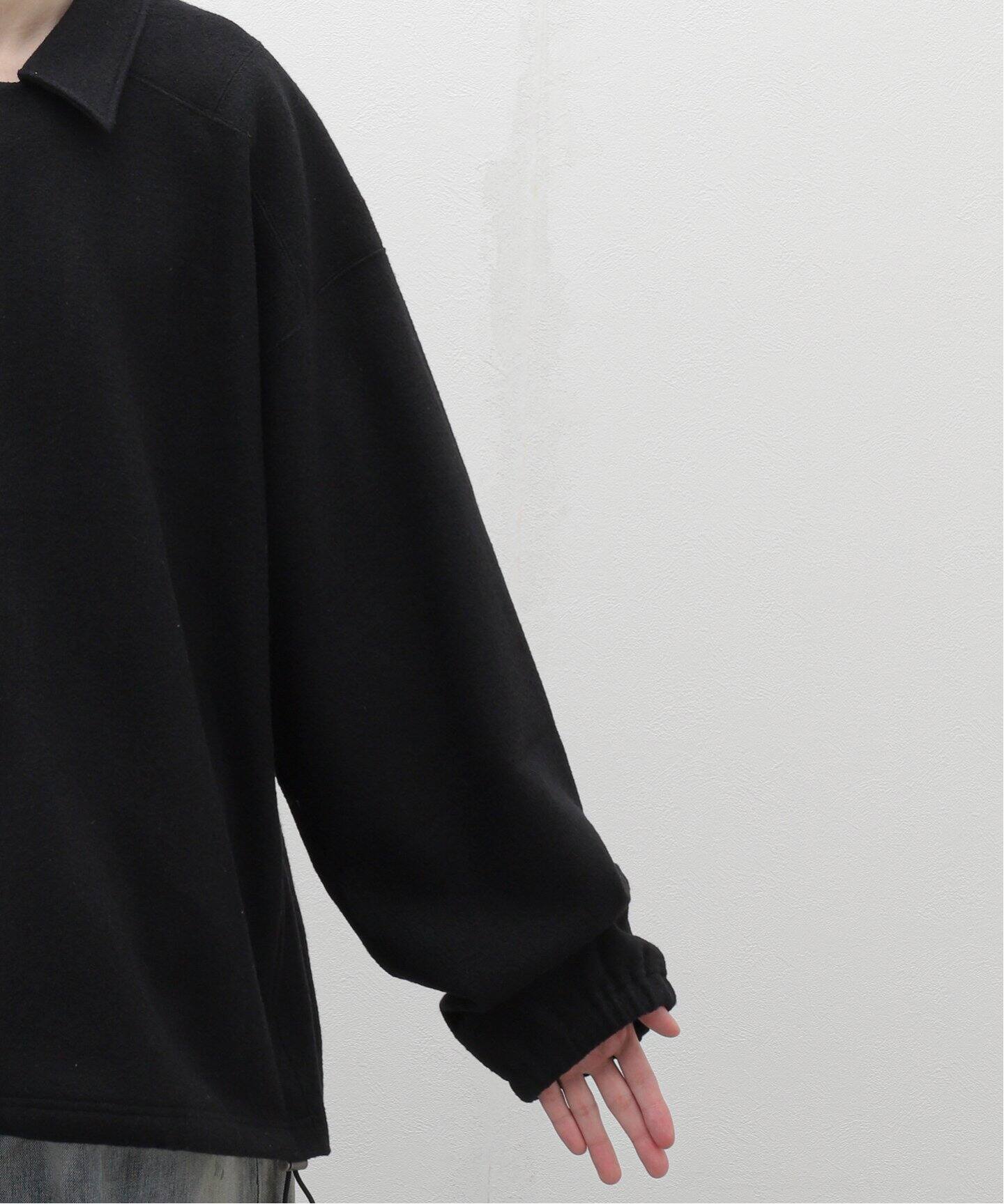 ANCELLM / アンセルム】WOOL PULL OVER SHIRT（シャツ／ブラウス 
