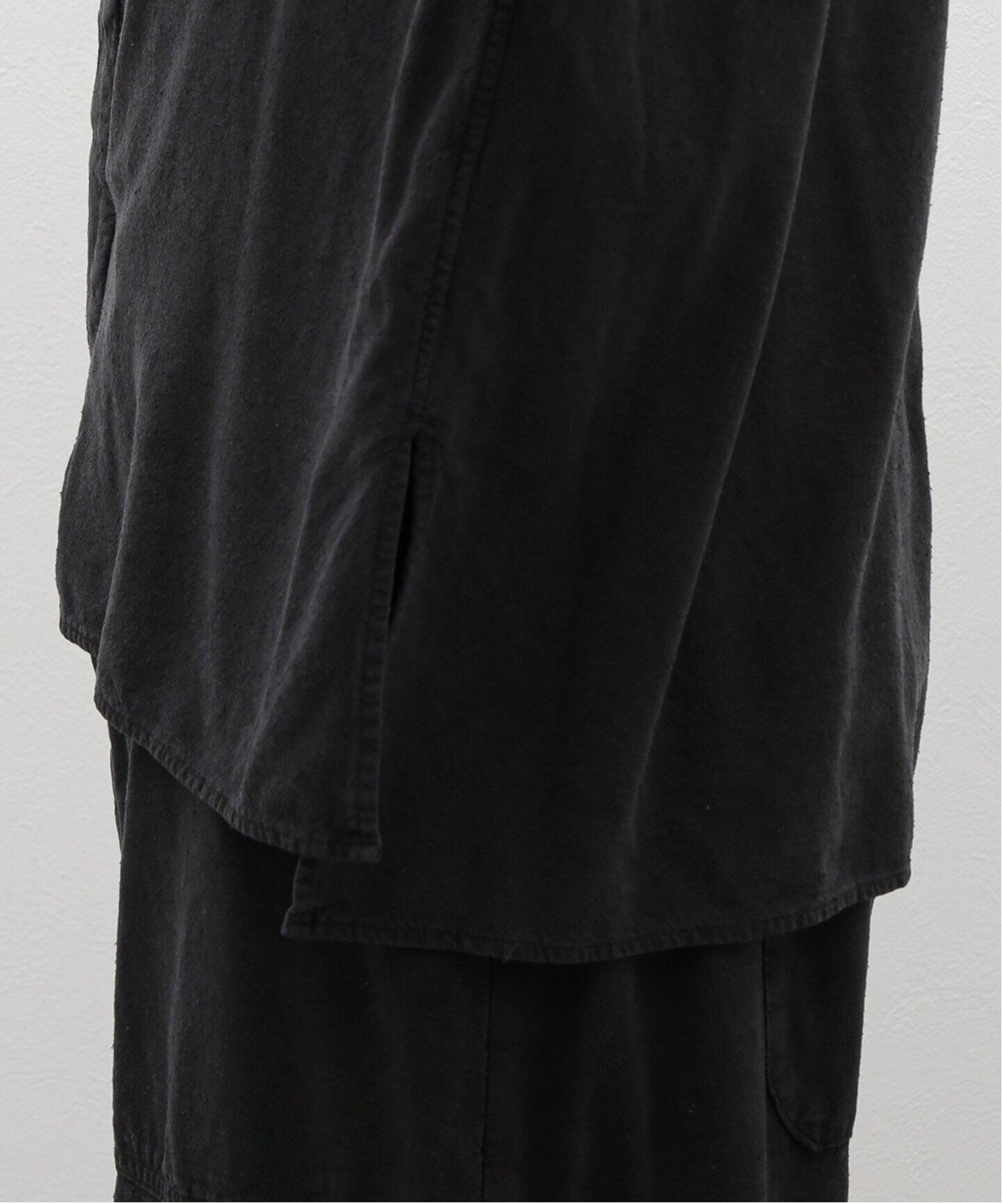 ANCELLM / アンセルム】SILK SUEDE DRESS LS SHIRT（シャツ／ブラウス 