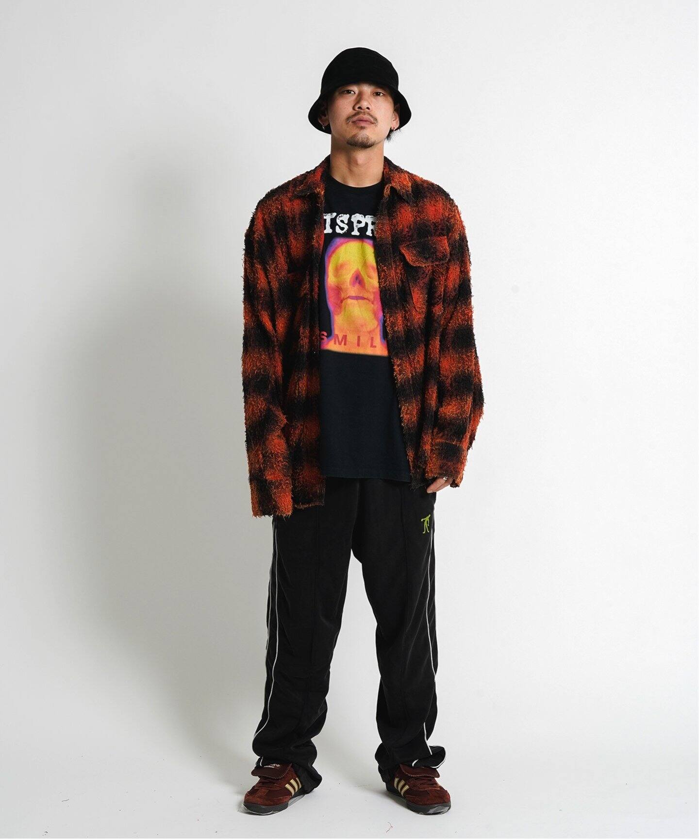 doublet / ダブレット】ZOMBIE SILHOUETTE CHECK SHIRT（シャツ 