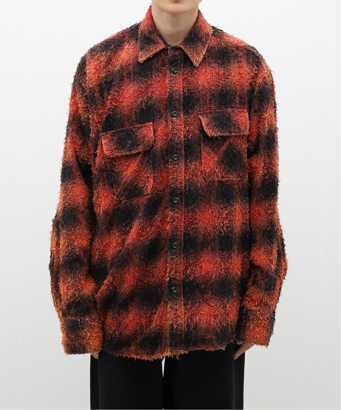doublet / ダブレット】ZOMBIE SILHOUETTE CHECK SHIRT（シャツ 