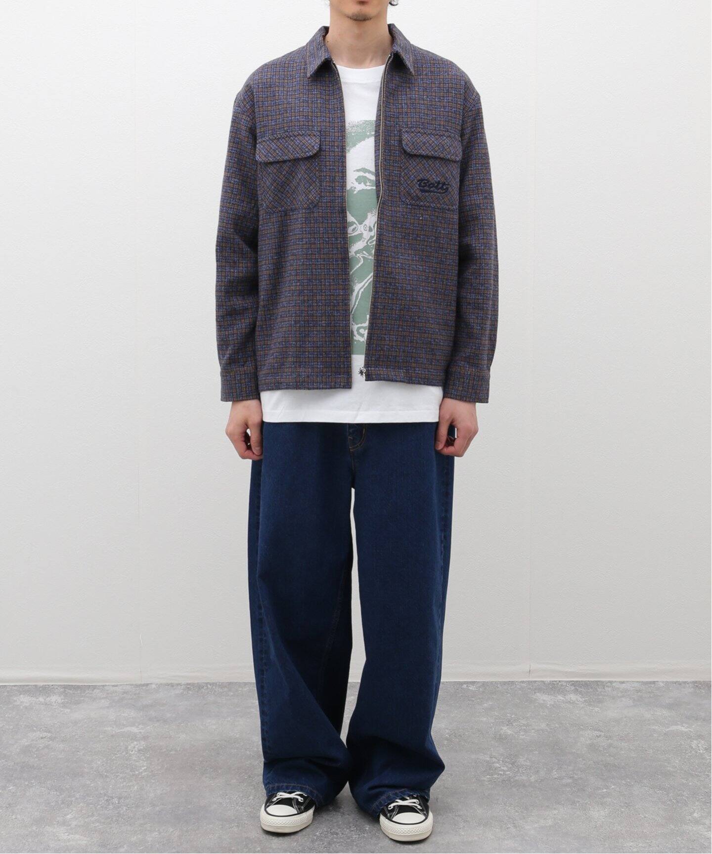 BoTT / ボット】Zip Up Flannel Shirt（シャツ／ブラウス）｜WISM  