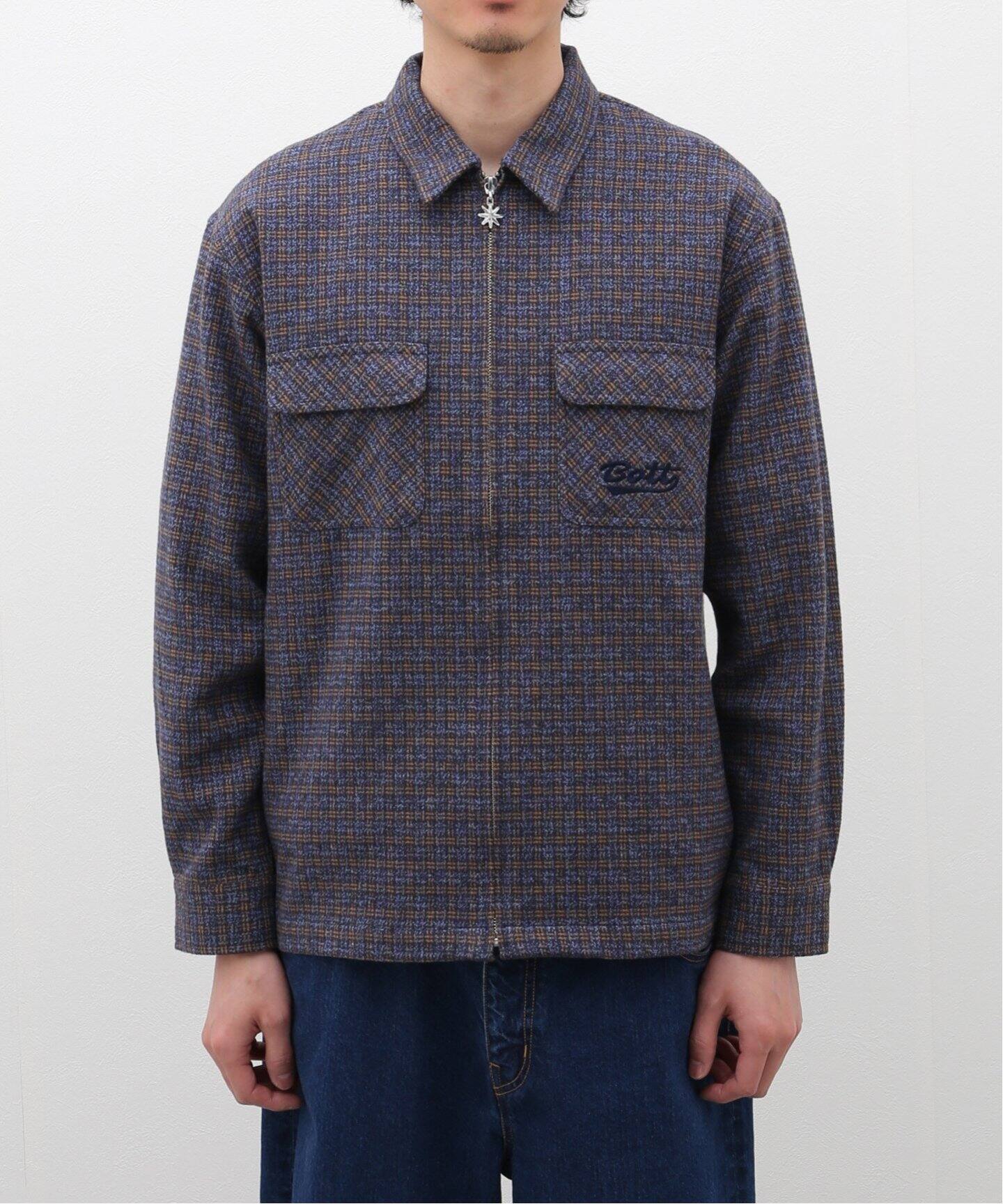 BoTT / ボット】Zip Up Flannel Shirt（シャツ／ブラウス）｜WISM  