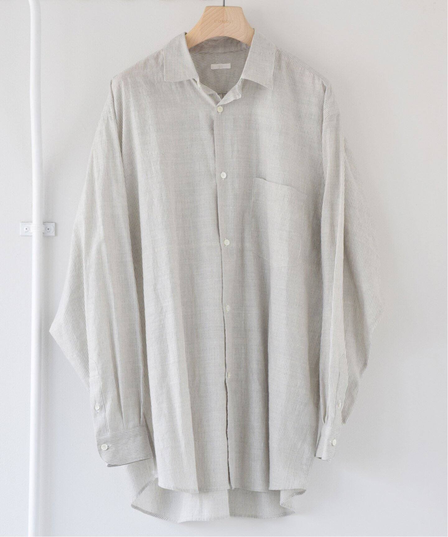 comoli / コモリ】KHADIコットン コモリシャツ（シャツ／ブラウス  