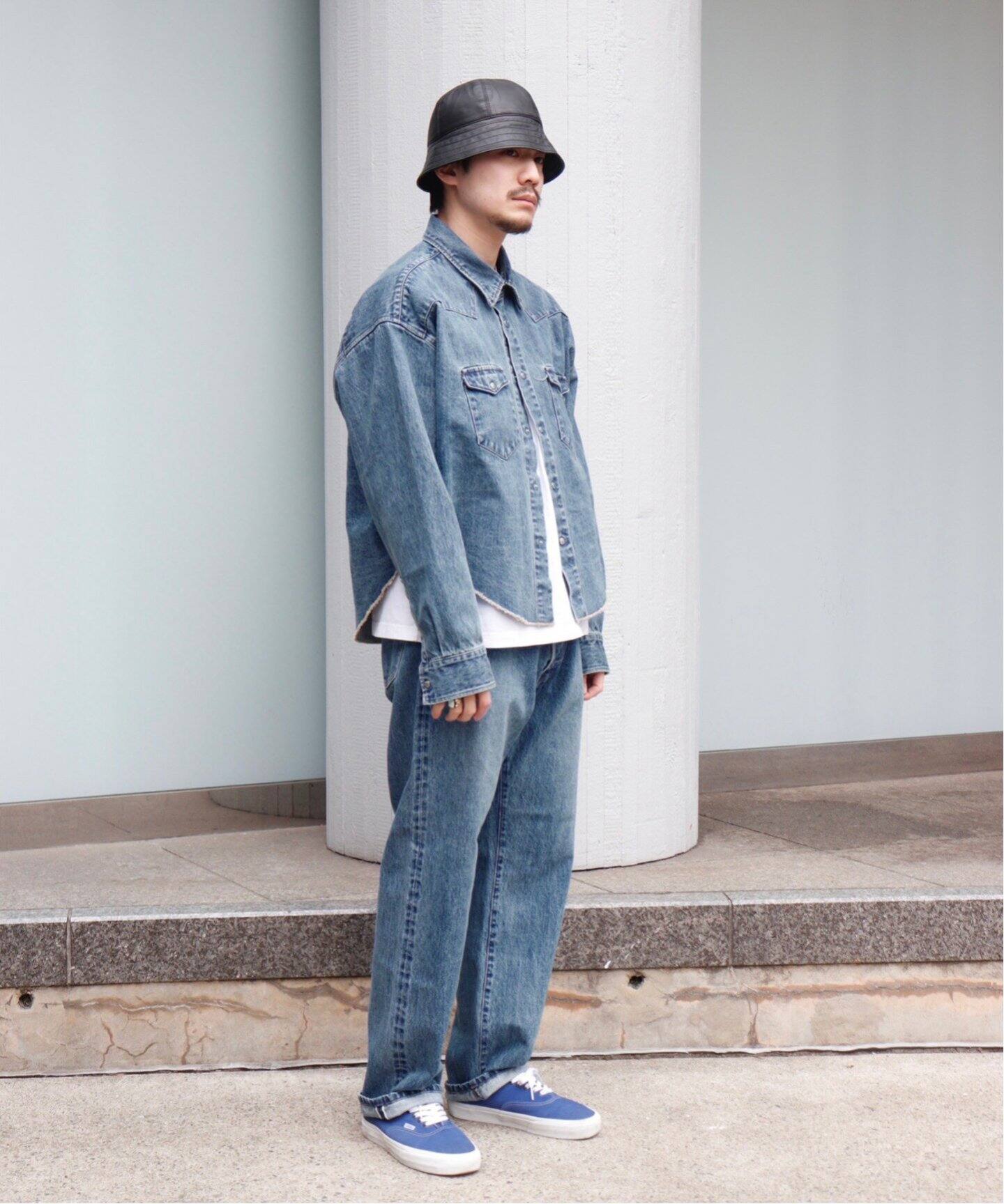 UNUSED / アンユーズド】US2422 DENIM SHORT SHIRT（シャツ／ブラウス 