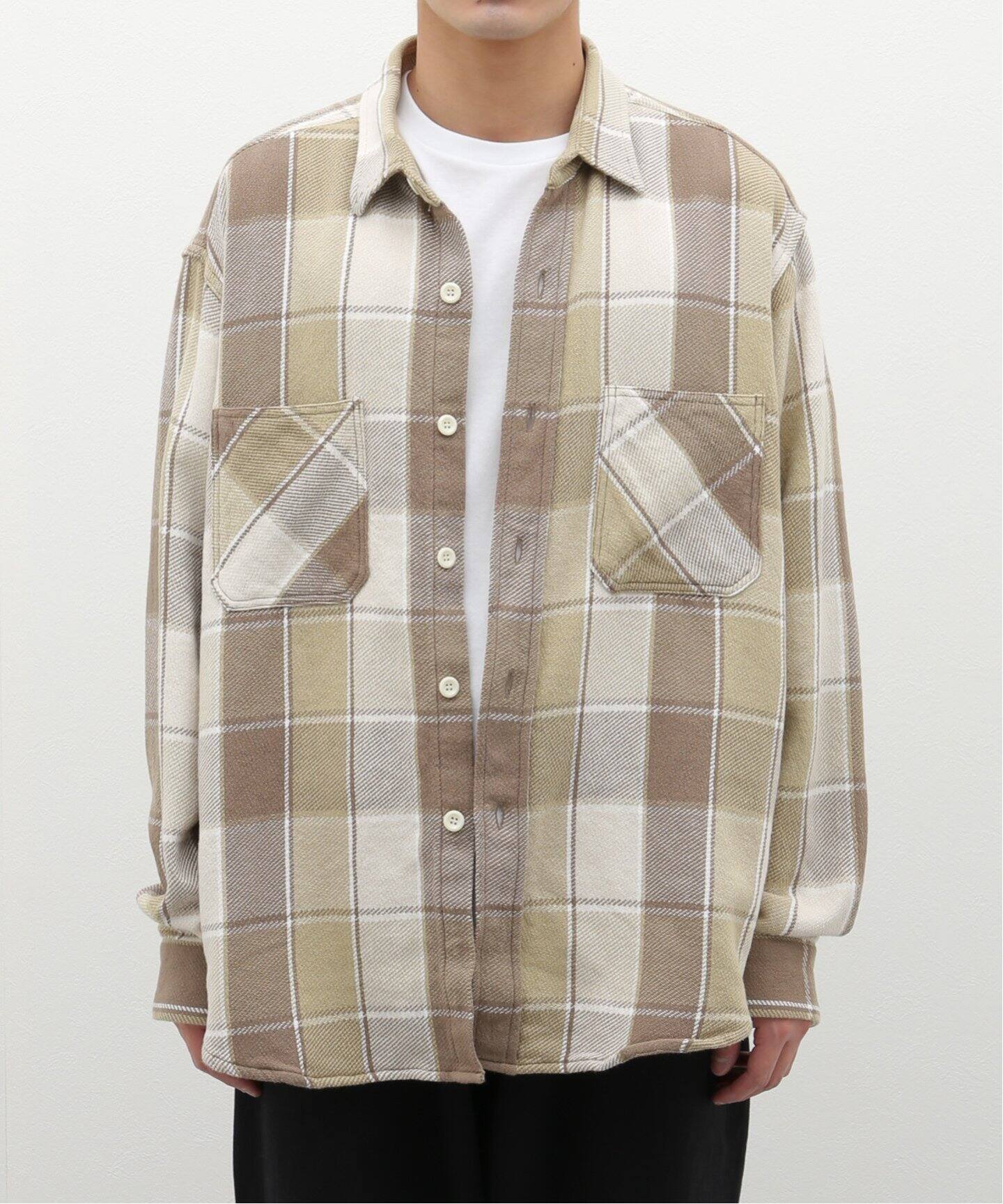 UNUSED / アンユーズド】US2402 CHECK SHIRT（シャツ／ブラウス 
