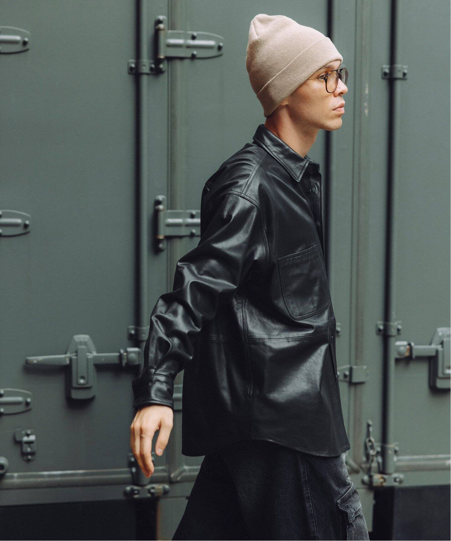 ラムレザー ワークシャツ（レザージャケット）｜JOURNAL STANDARD 