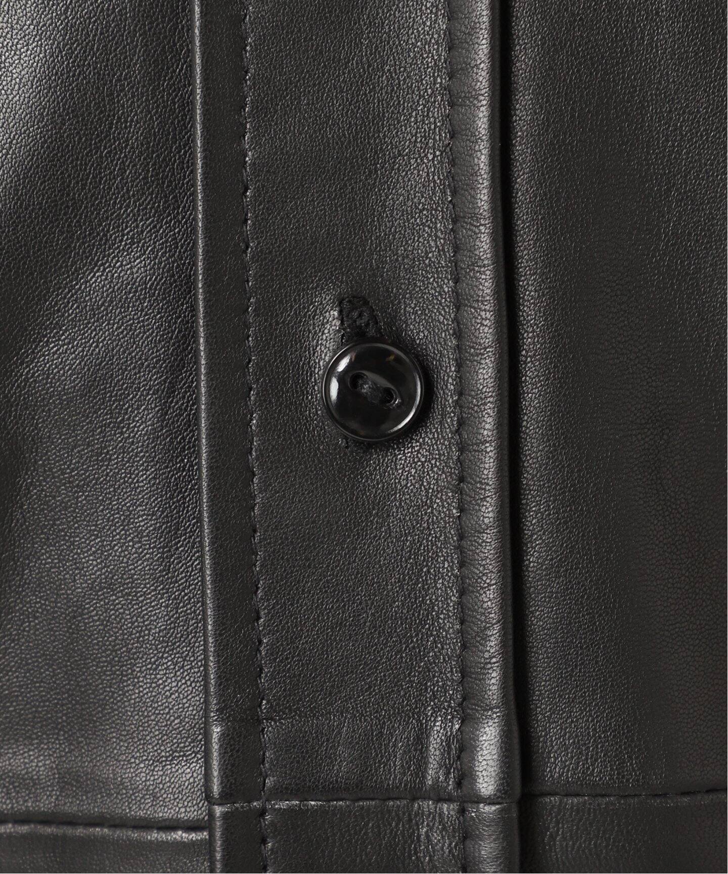 ラムレザー ワークシャツ（レザージャケット）｜JOURNAL STANDARD