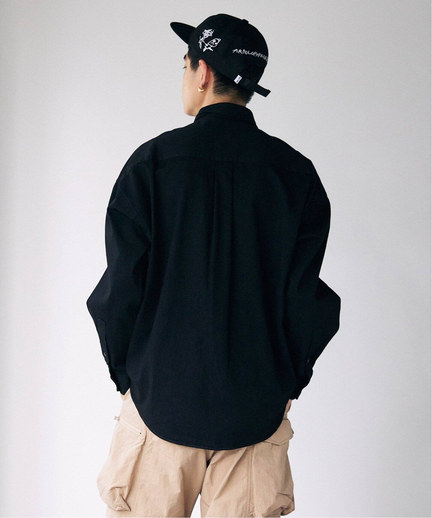 デニム ファットシルエット ボタンダウンシャツ（シャツ／ブラウス