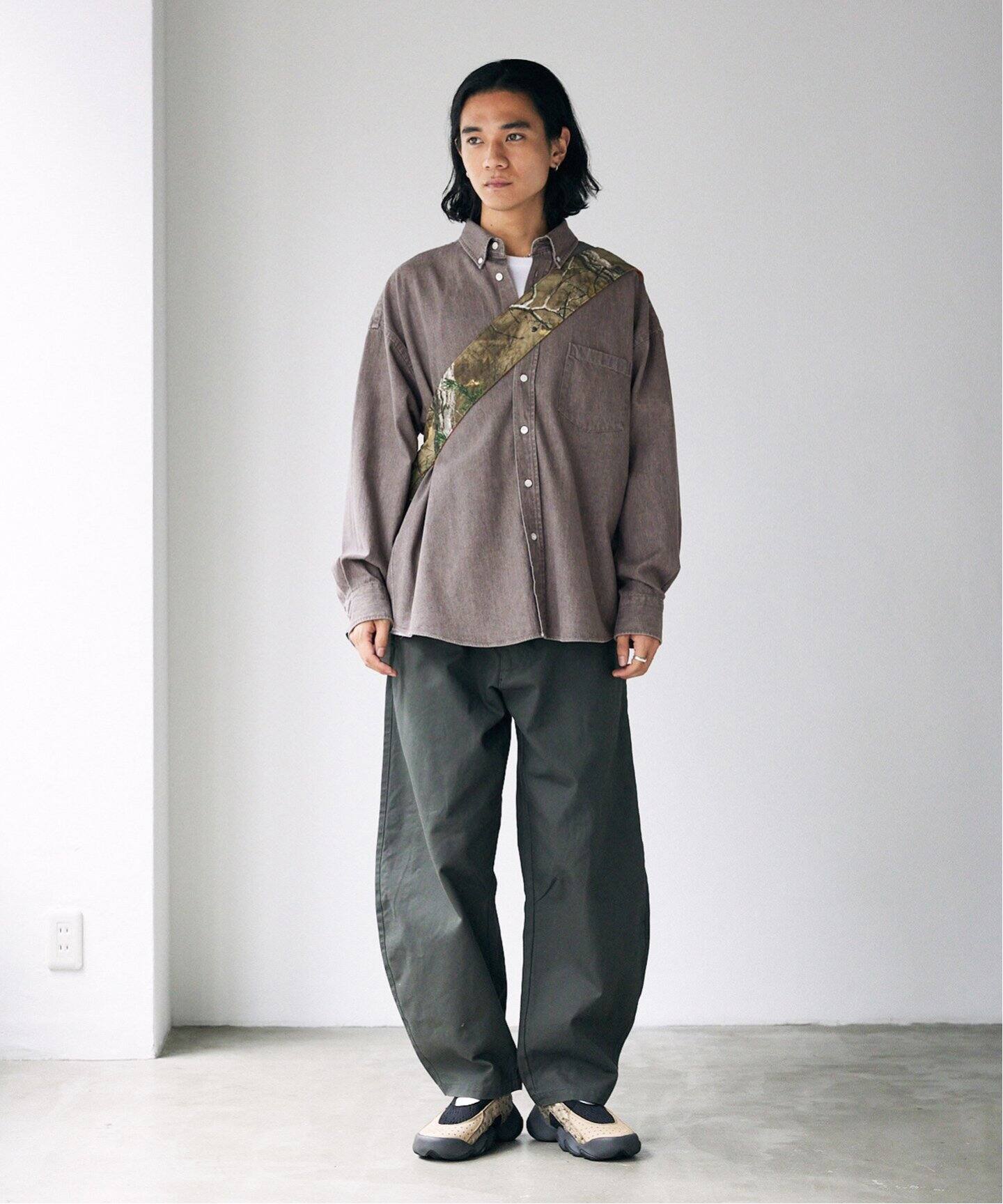 希少 FAT セットアップ デニム ペイズリー デニムシャツ バギーパンツ